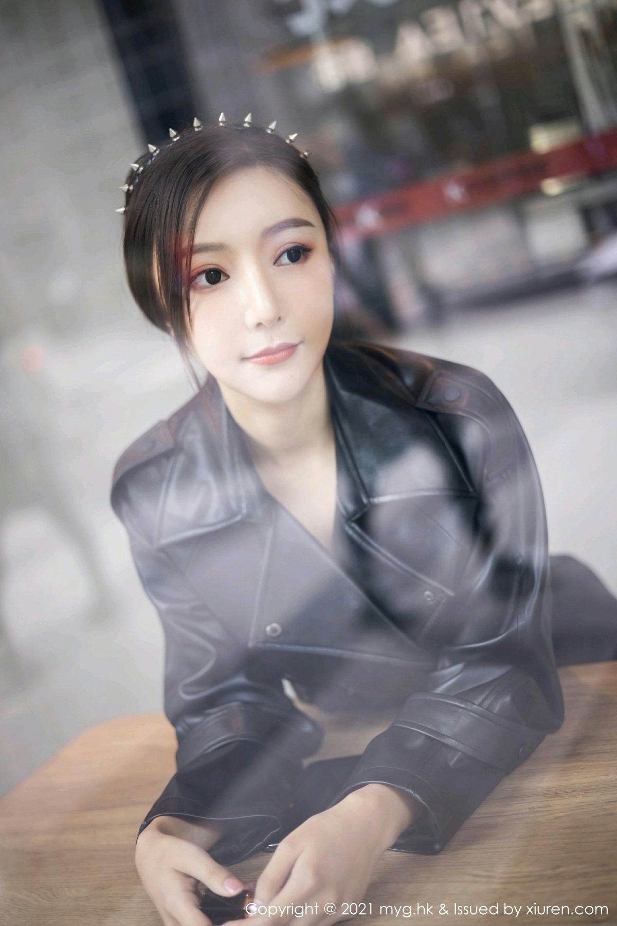 [MyGirl美媛馆] 2021.02.26 VOL.493 王馨瑶yanni 飒爽皮衣与魅惑蕾丝黑丝 [66+1P]