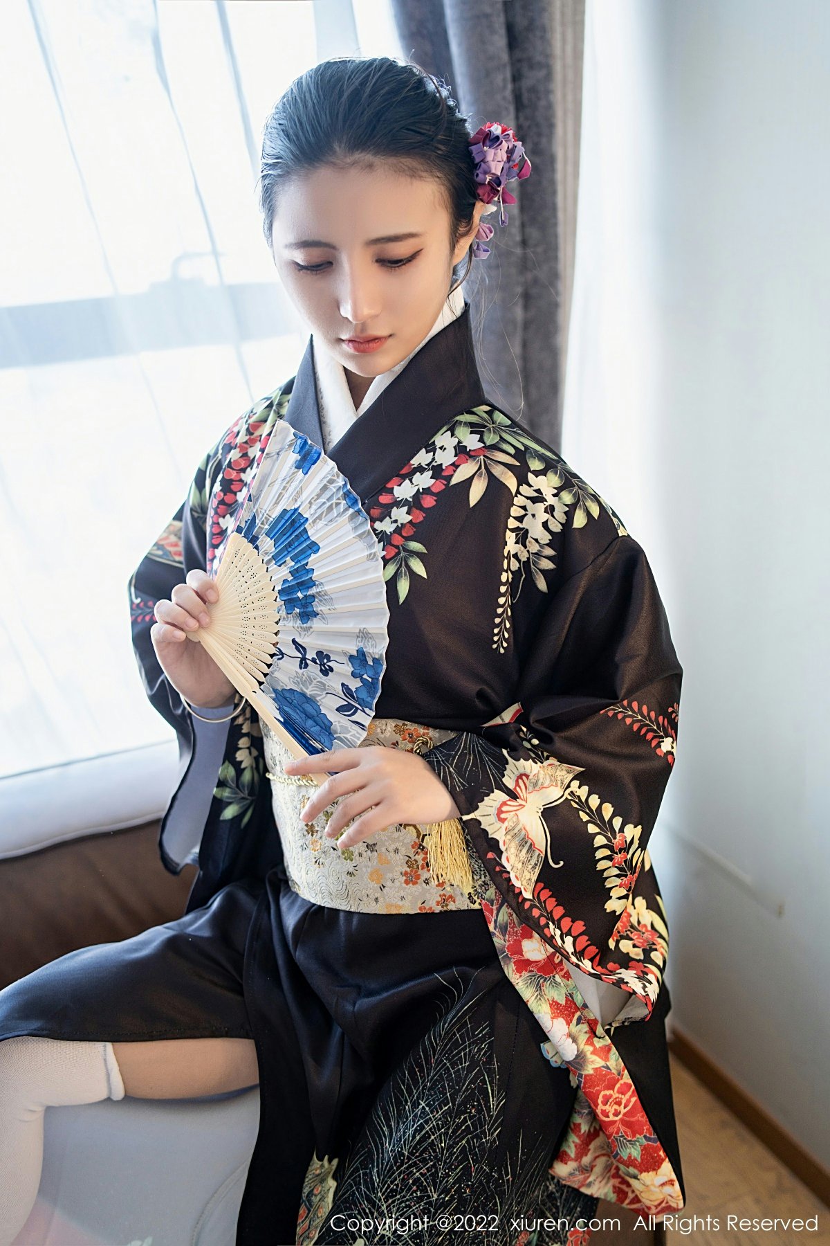 [XiuRen秀人网] 2022.07.21 No.5309 久久Aimee 日系居家和服未亡人系列 性感写真 [62+1P]