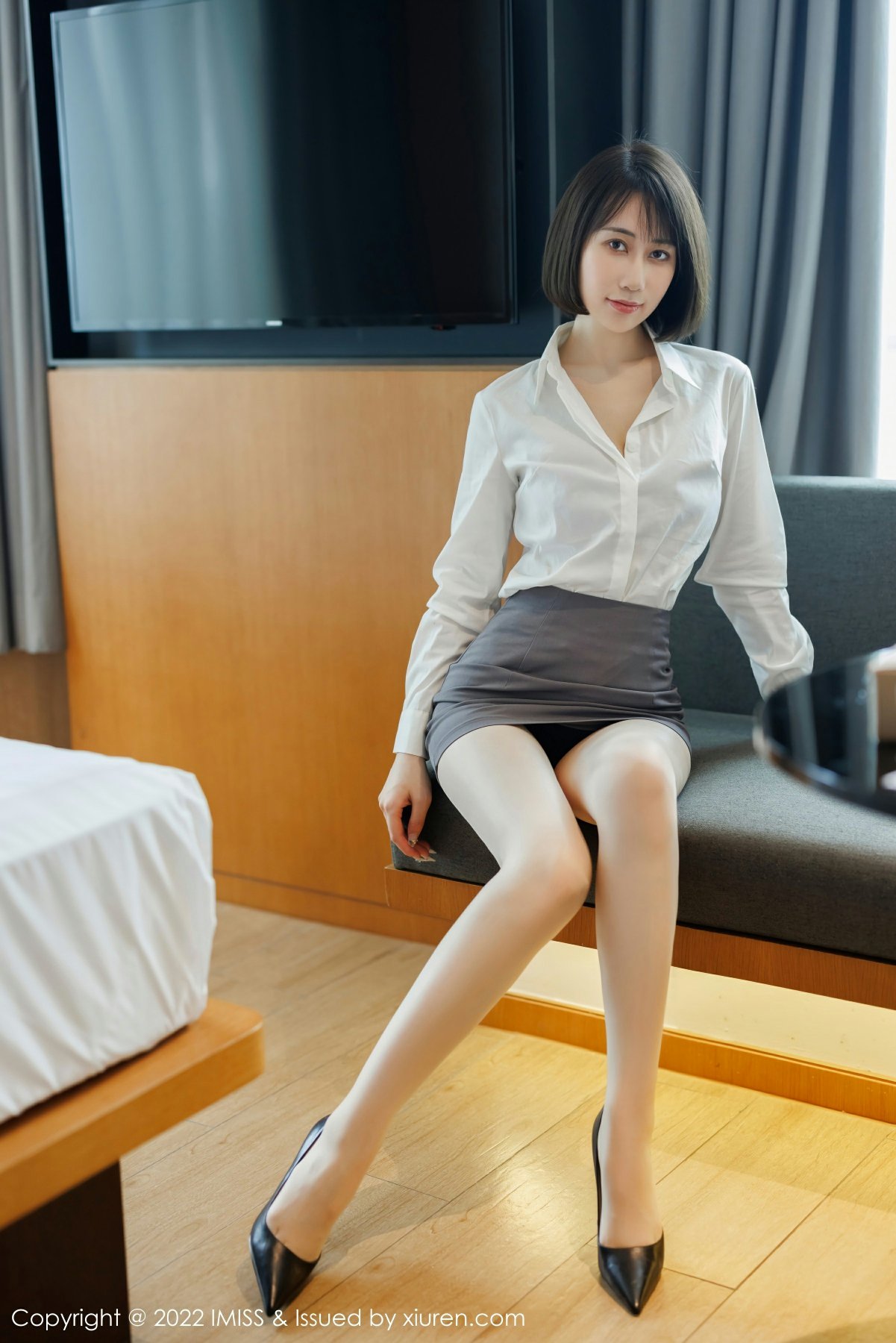 [IMISS爱蜜社] 2022.12.12 VOL.709 瑞妤 性感紫色内衣 新人首套写真 [68+1P]