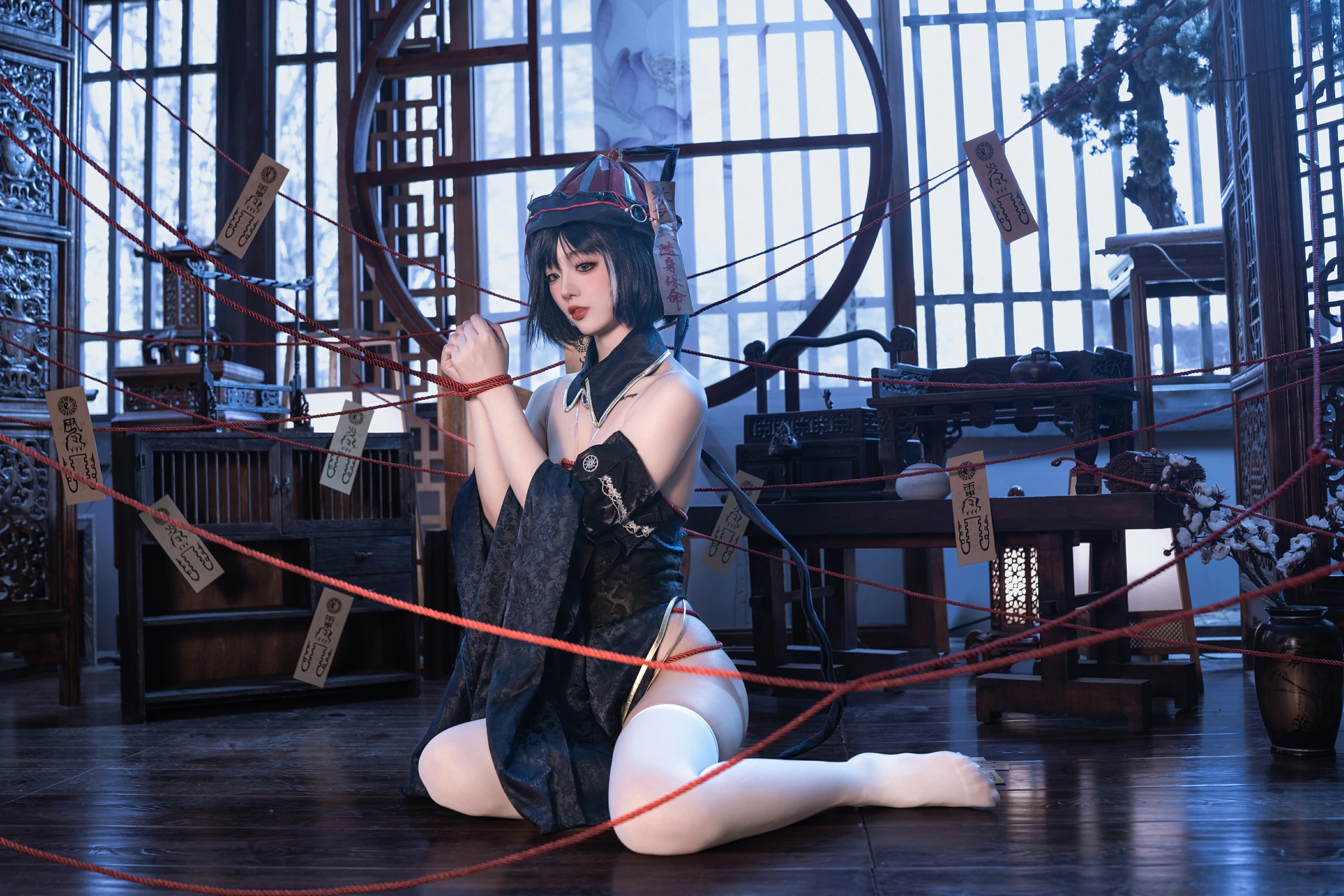 [COSPLAY]桃良阿宅 – 华甲小僵尸
