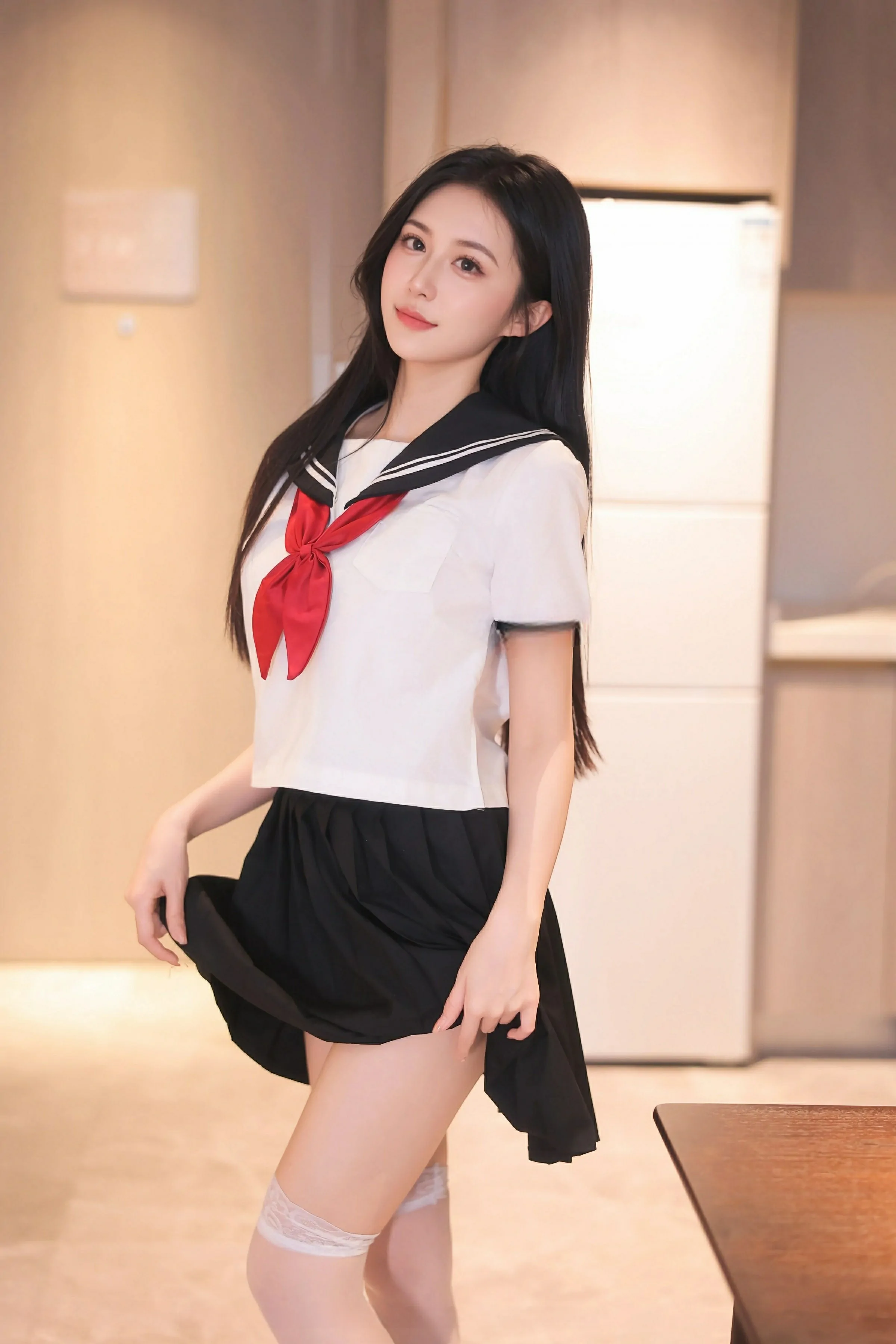 [XiuRen秀人网] 2025.05.06 No.10234 shelly诗莉吖 新人首套写真 性感学生装扮 [77+1P]