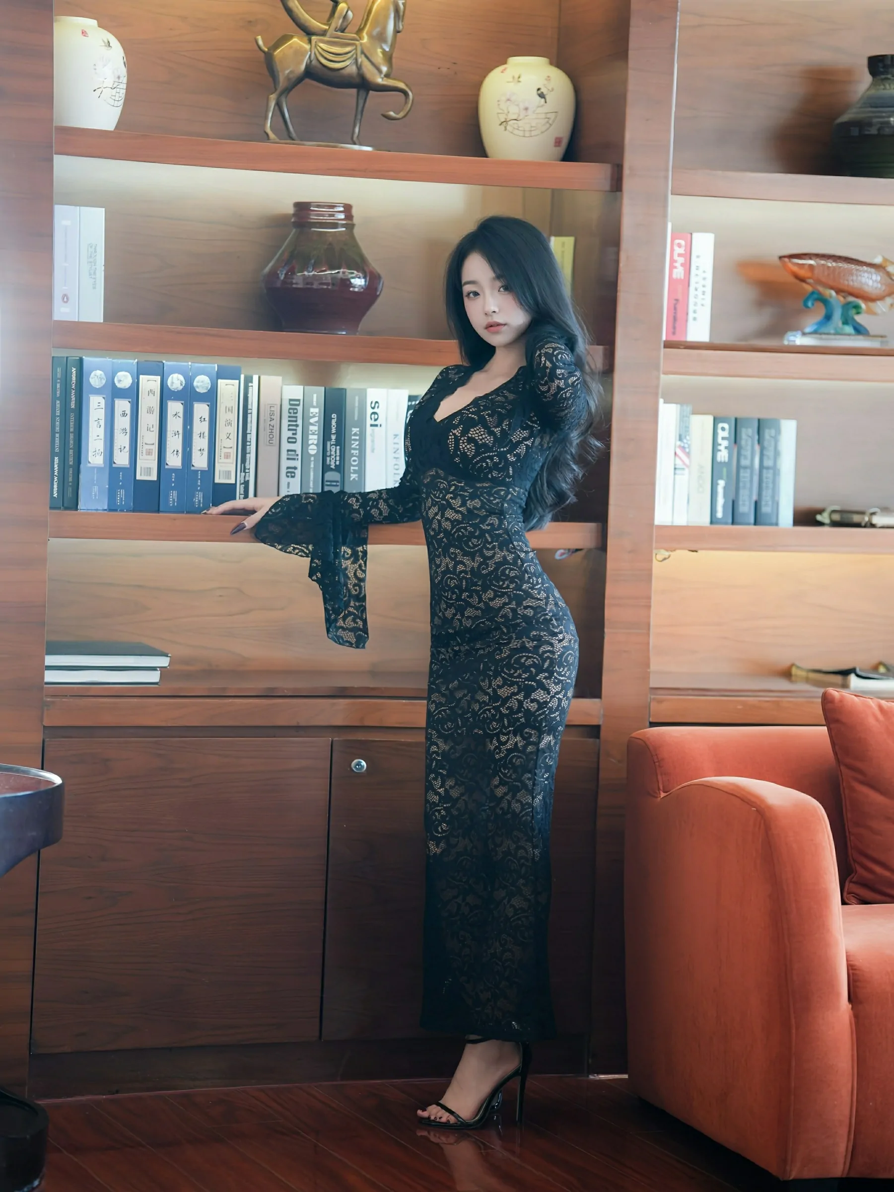 [XiuRen秀人网] 2025.06.04 No.10360 白琮瑗 黑色蕾丝长裙 性感写真 [61+1P]