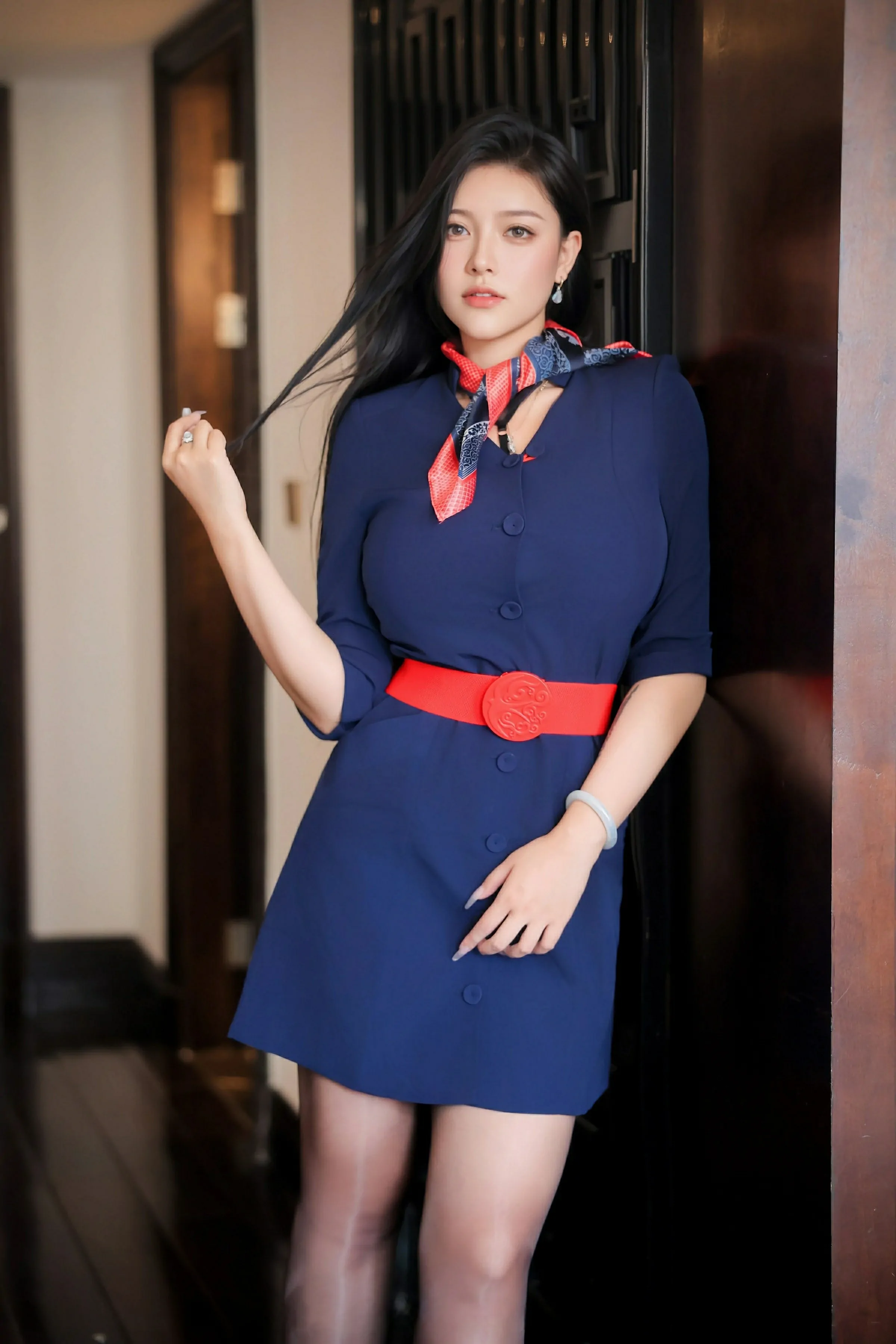 [XiuRen秀人网] 2025.06.06 No.10371 娜比 空姐制服 魅惑黑丝 性感写真 [84+1P]