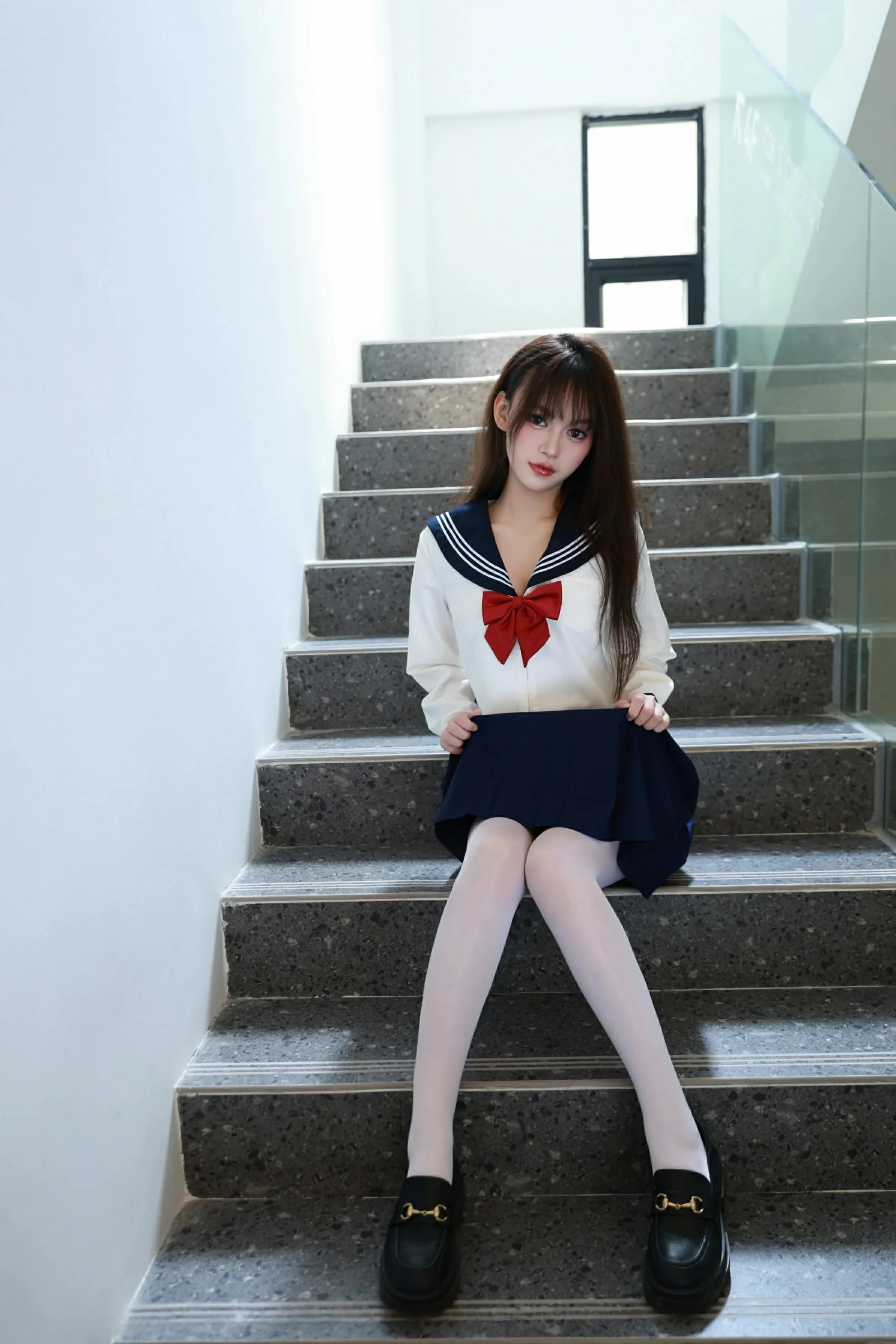 [XiuRen秀人网] 2025.06.25 No.10458 糯咪 新人首套写真 性感JK制服 [88+1P]