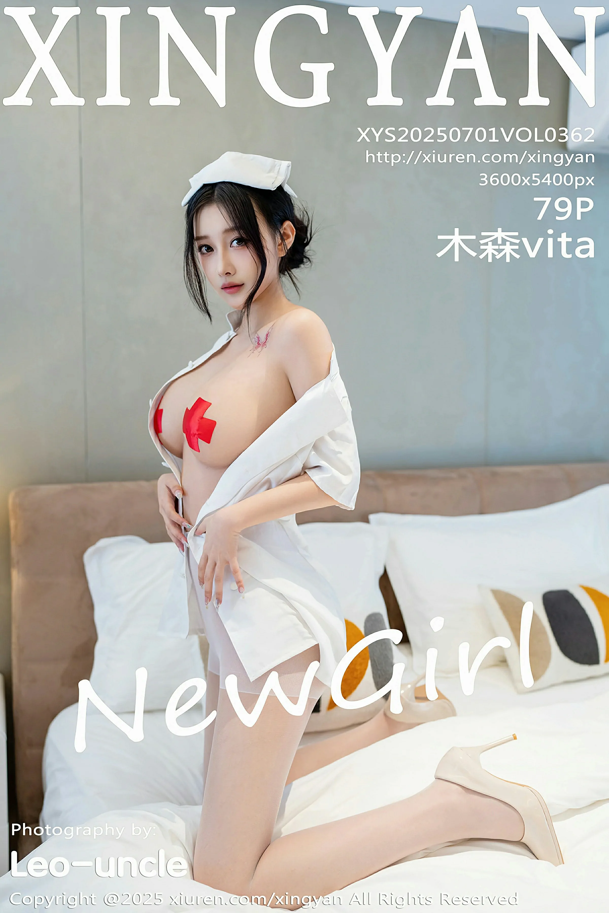 [XINGYAN星颜社] 2025.07.01 VOL.362 木森vita 新人首套写真 性感白色护士制服 [79+1P]