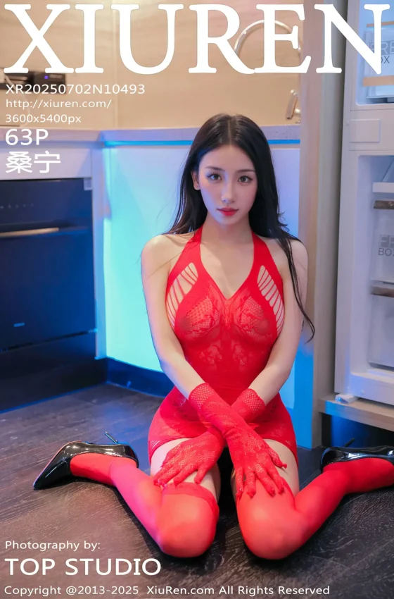[XiuRen秀人网] 2025.07.02 No.10493 桑宁 红色情趣服饰 红色丝袜 性感写真 [63+1P]