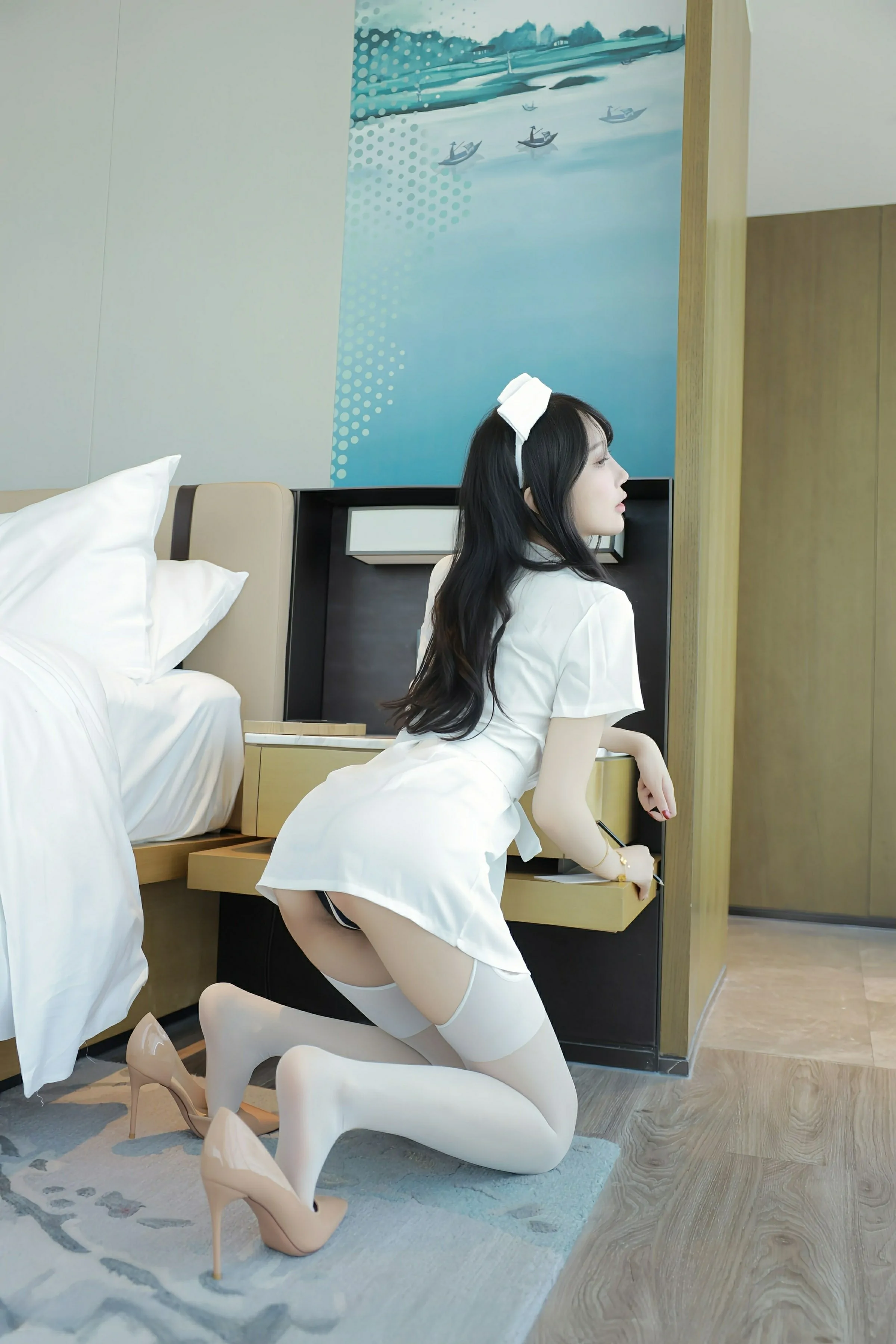 [XiuRen秀人网] 2025.07.04 No.10507 玥儿玥er 性感白色护士制服 金华心愿旅拍写真 [72+1P]