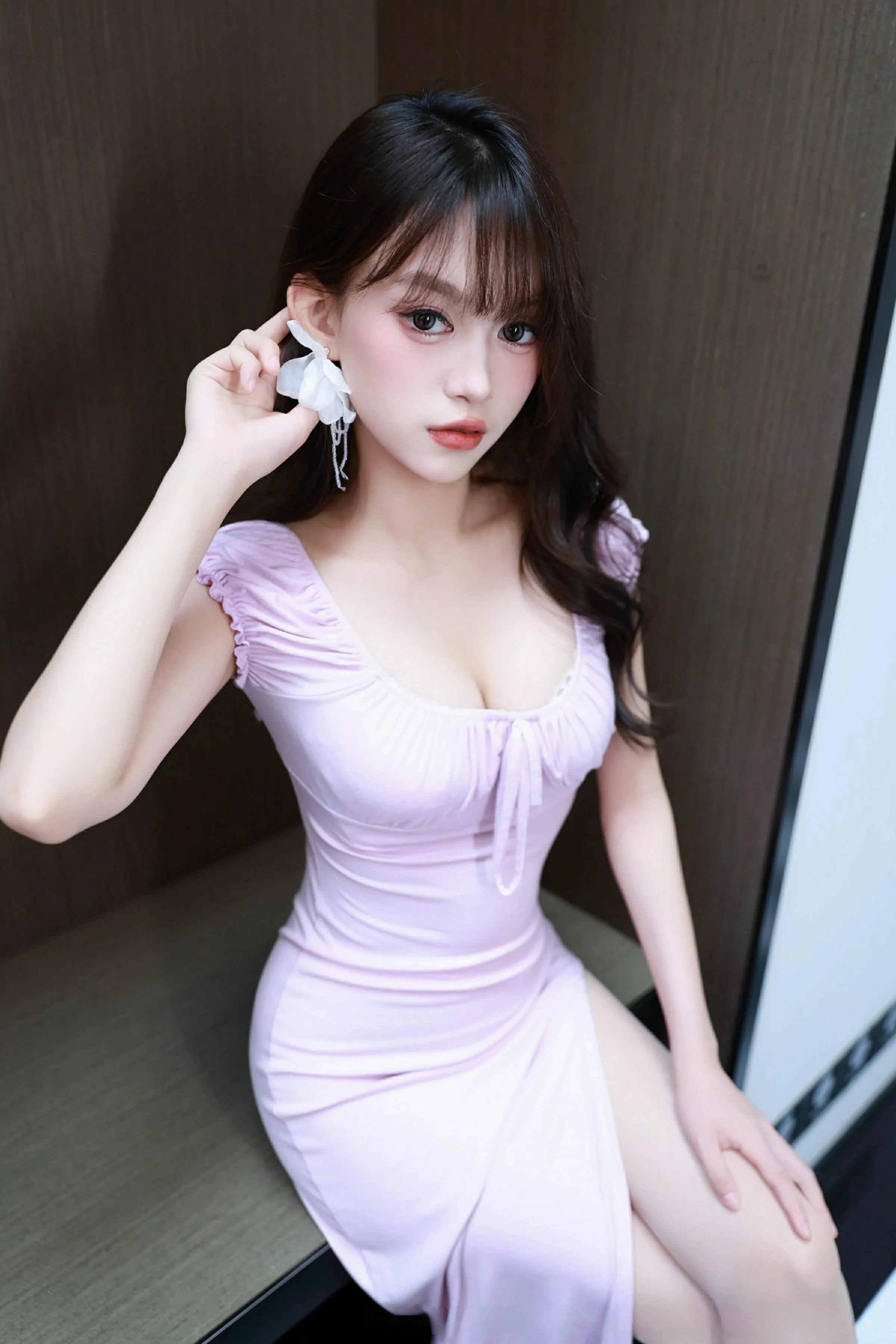[XiuRen秀人网] 2025.07.10 No.10532 糯咪 甜美面容 苗条身材 紫色长裙 性感写真 [79+1P]
