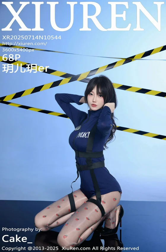 [XiuRen秀人网] 2025.07.14 No.10544 玥儿玥er 蓝色制服诱惑 魅惑黑丝 性感写真 [68+1P]