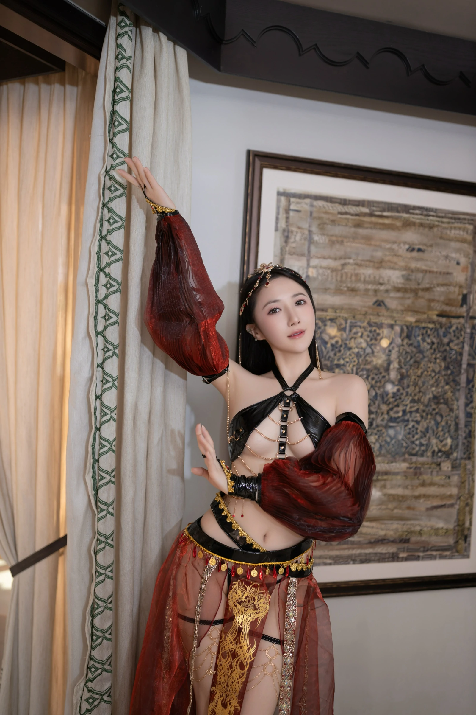 [秀人内购] 鱼子酱Fish 诱人私拍福利 舞娘