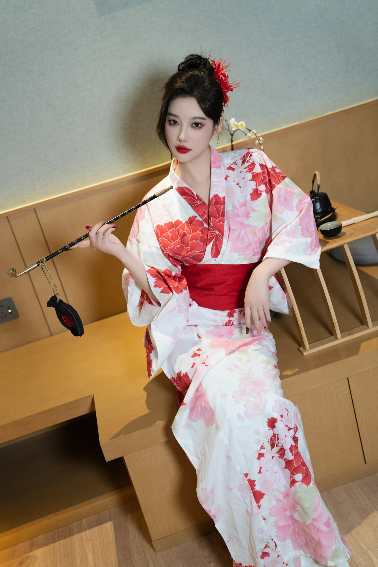 [秀人内购] 杨晨晨Yome 诱人私拍福利 和服日系风