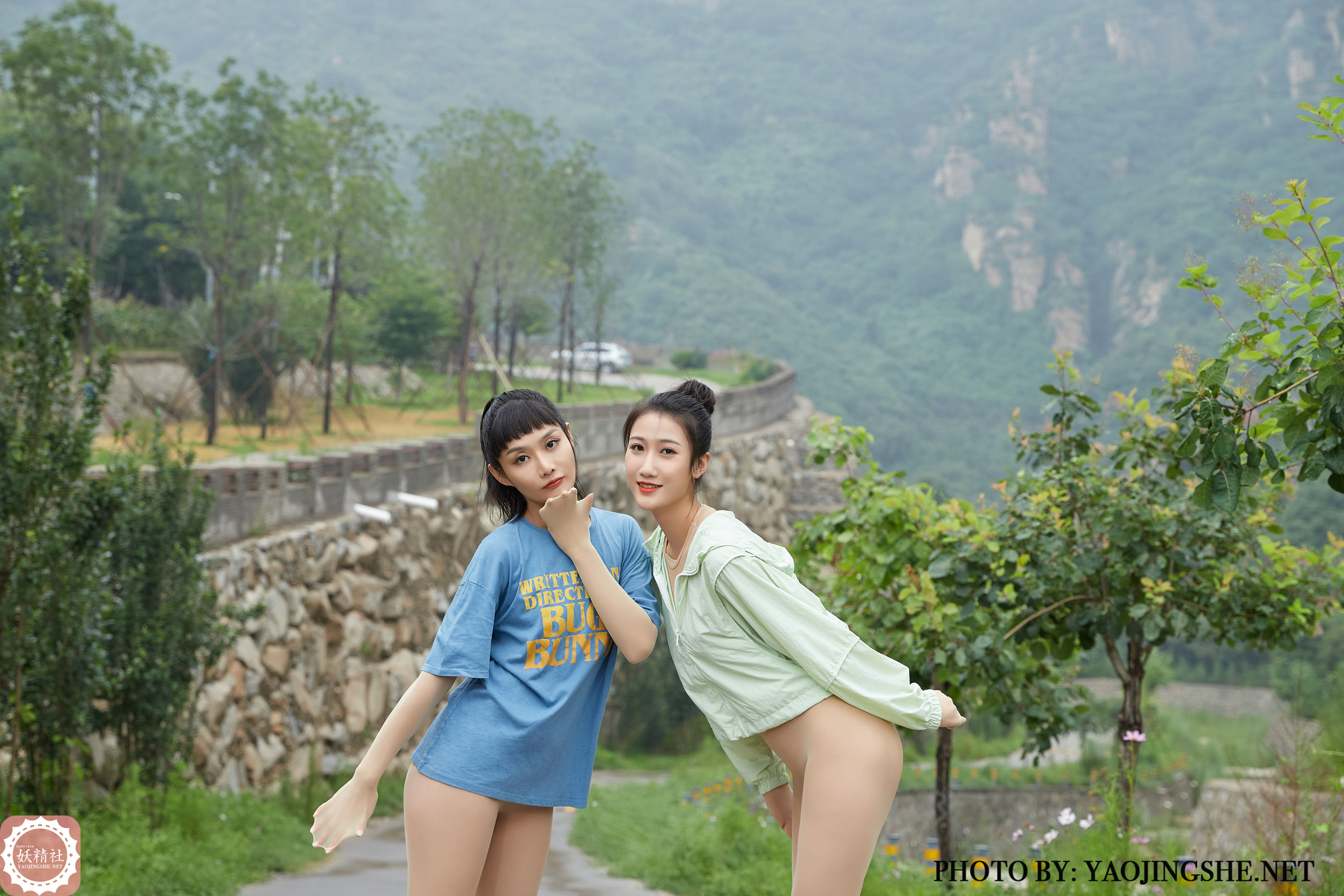 [妖精社] T2040《可可&思文-郊游》[34P]