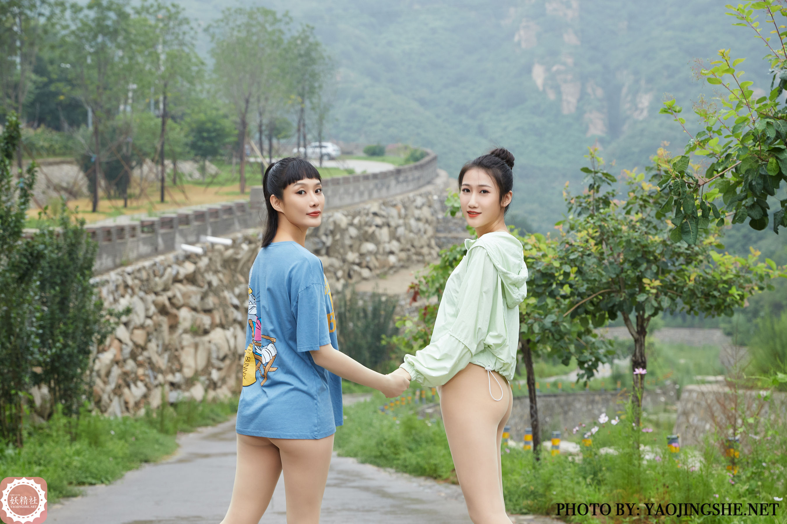 [妖精社] T2040《可可&思文-郊游》[34P]