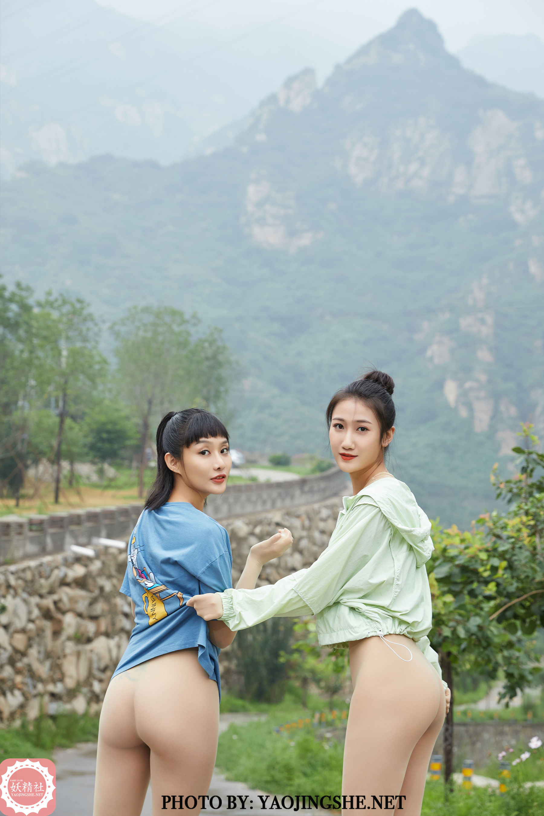 [妖精社] T2040《可可&思文-郊游》[34P]
