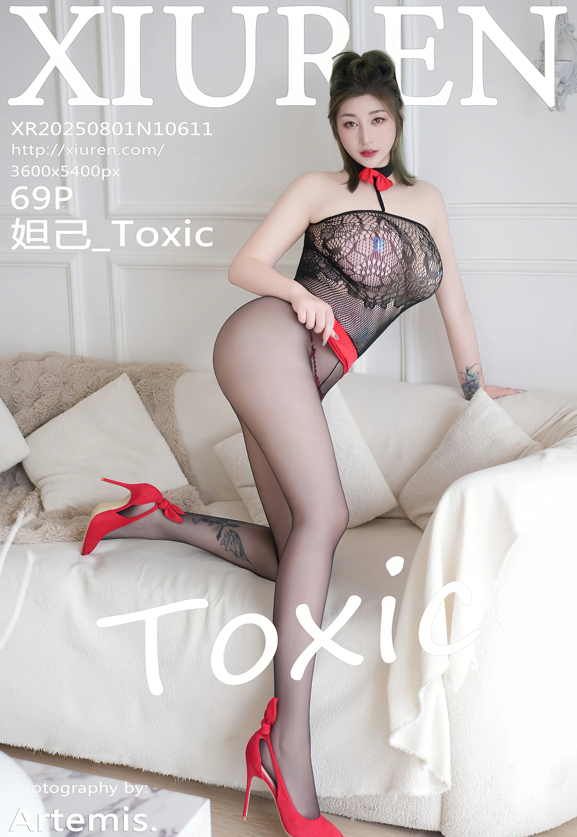 [XiuRen秀人网] 2025.08.01 No.10611 妲己_Toxic 黑色情趣内衣 性感写真 [69+1P]