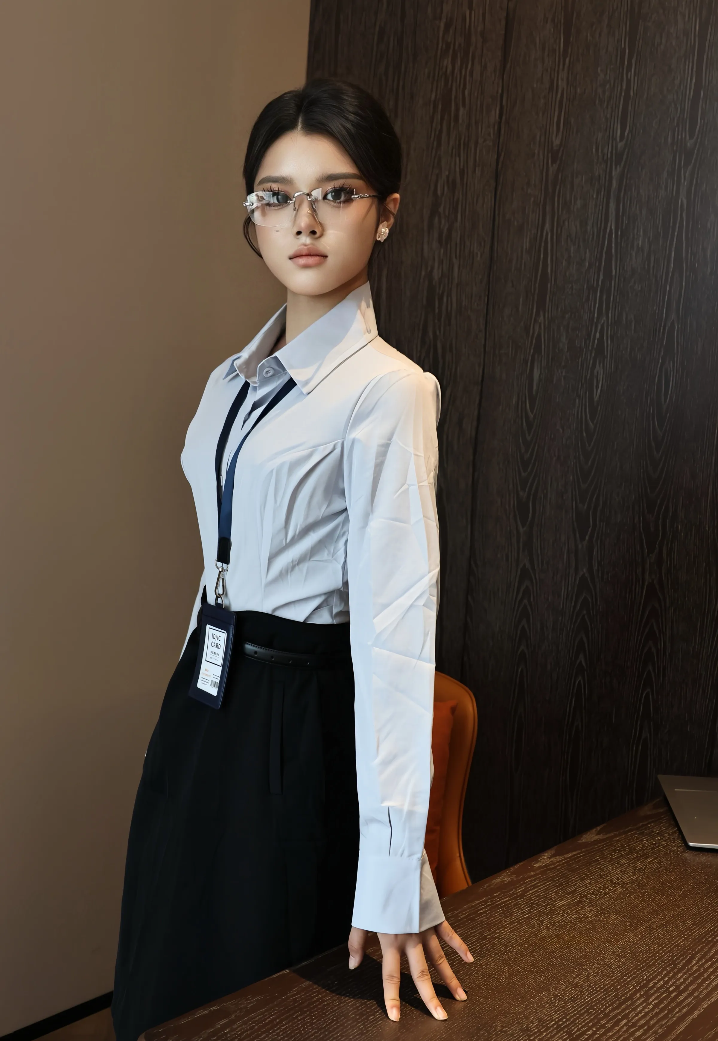 [XiuRen秀人网] 2025.08.21 No.10674 糯梨子 OL服饰 诱人白色丝袜 性感写真 [60+1P]