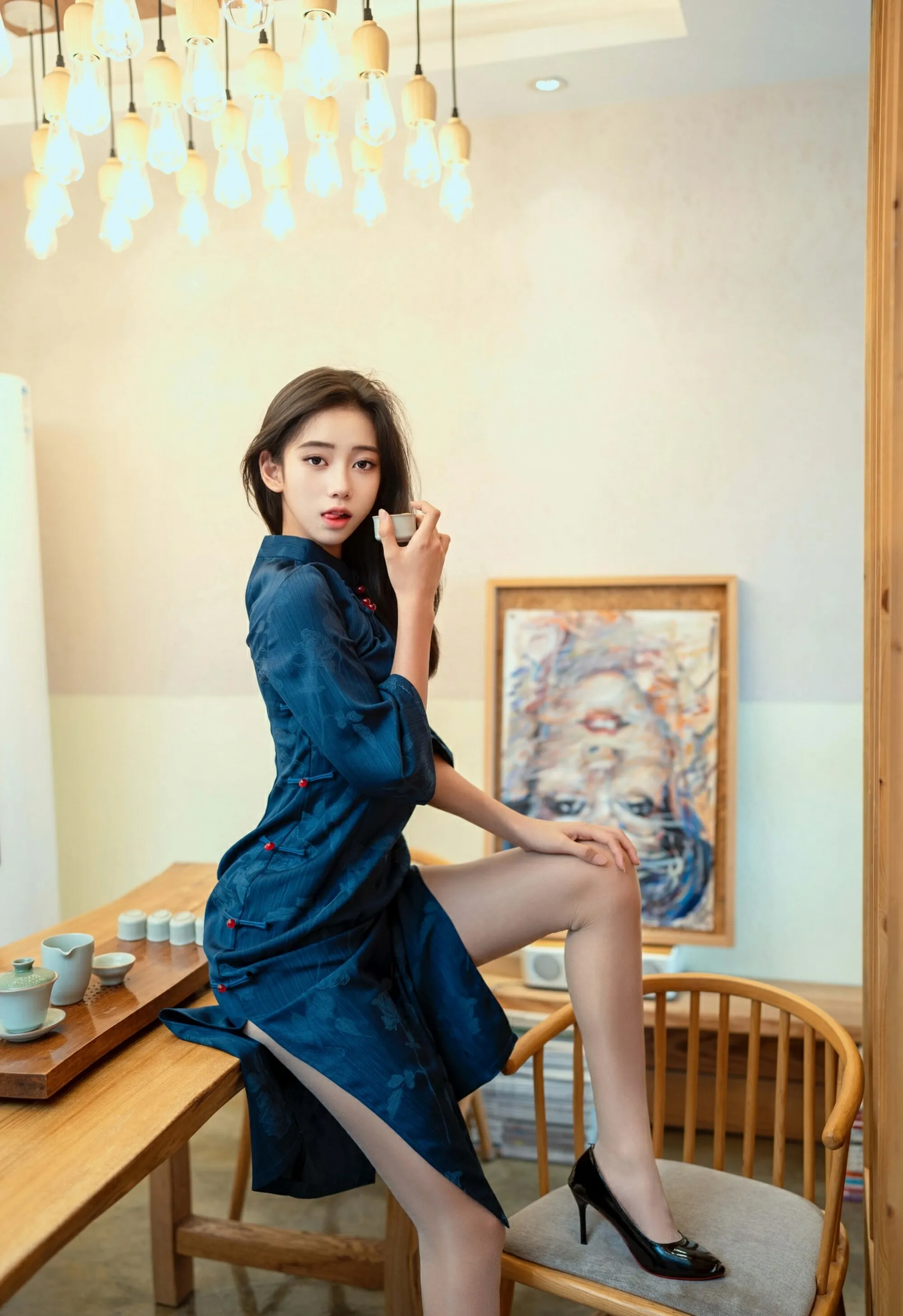 [XINGYAN星颜社] 2025.08.26 VOL.390 时安安 深色旗袍 性感写真 [67+1P]
