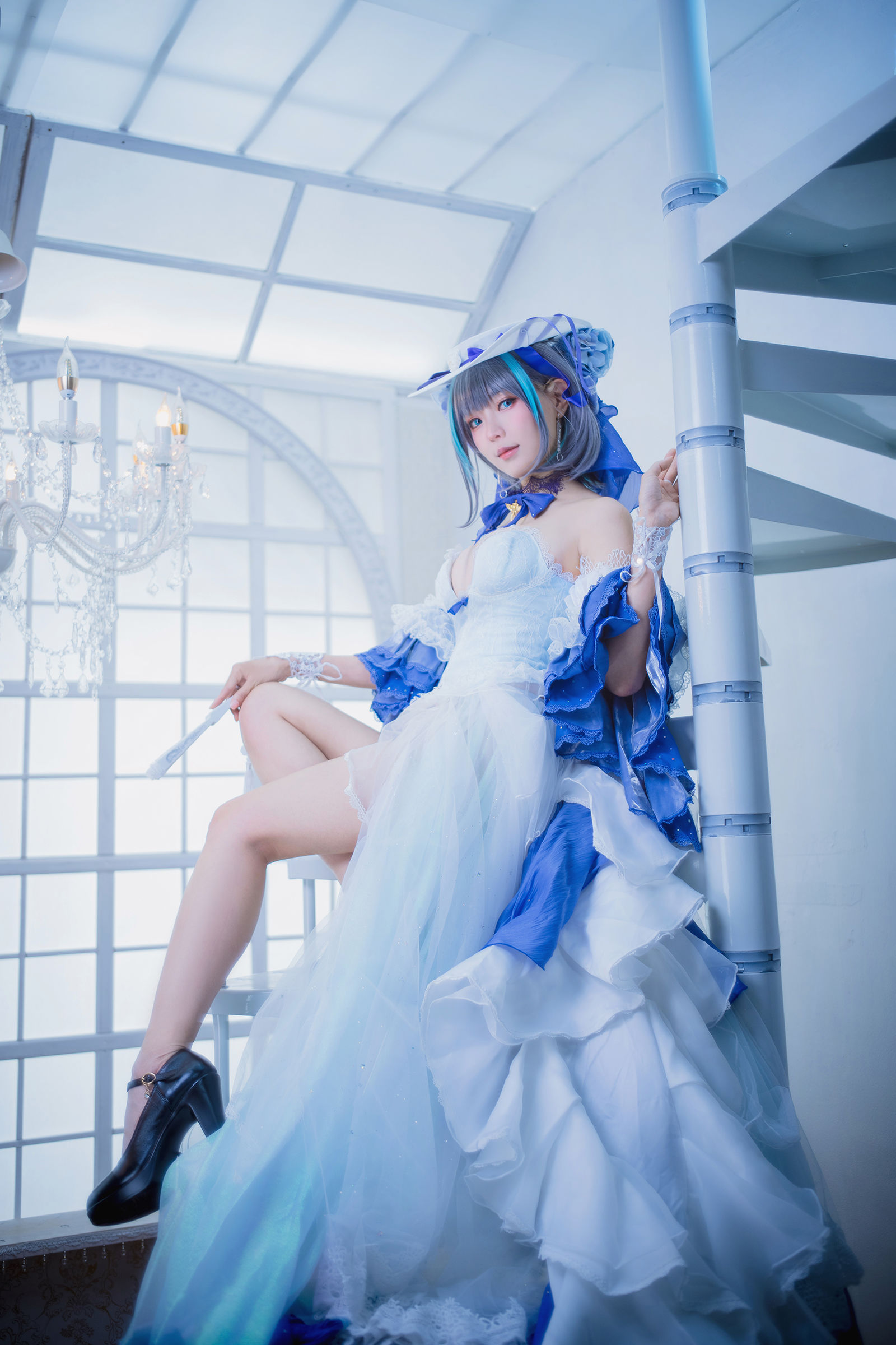 [COSPLAY] Ely_eee(ElyEE子) – Cheshire Dress 柴郡禮服