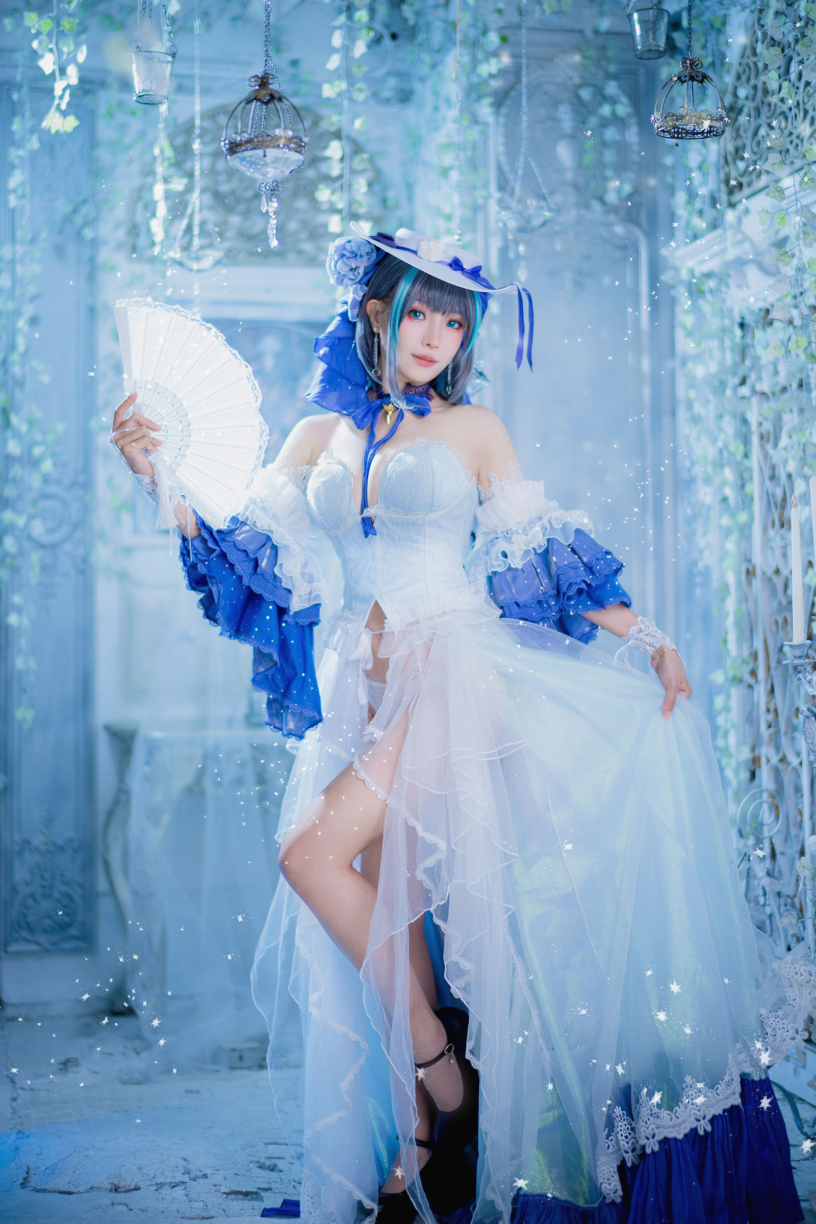 [COSPLAY] Ely_eee(ElyEE子) – Cheshire Dress 柴郡禮服