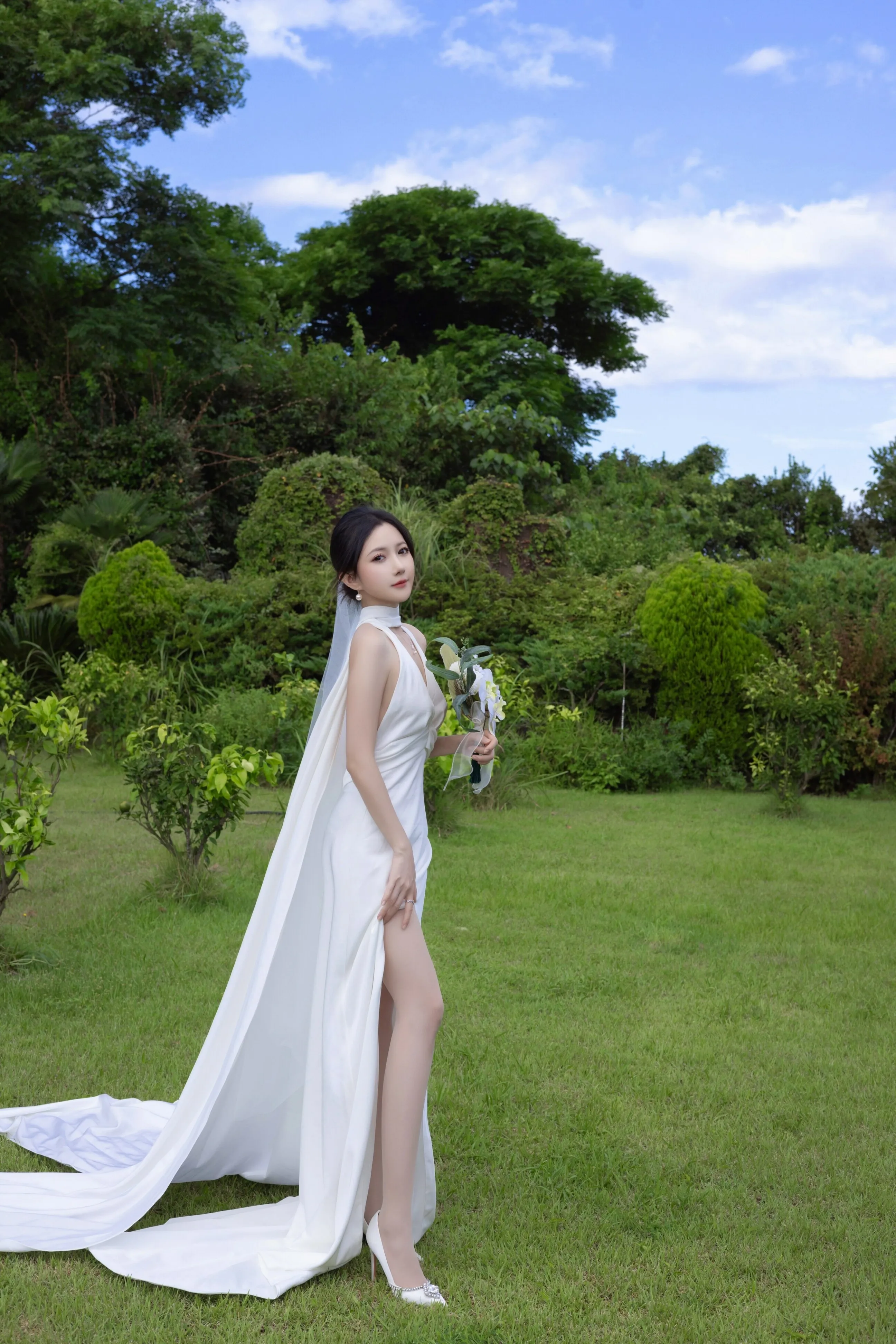 [秀人内购] 鱼子酱Fish 诱人私拍福利 婚礼