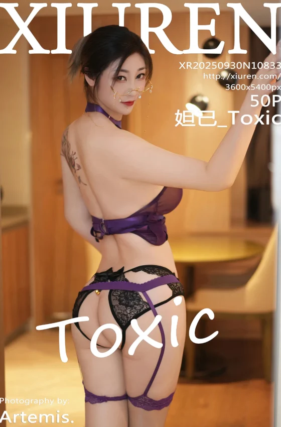 [XiuRen秀人网] 2025.09.30 No.10833 妲己_Toxic 紫色情趣内衣 性感写真 [50+1P]