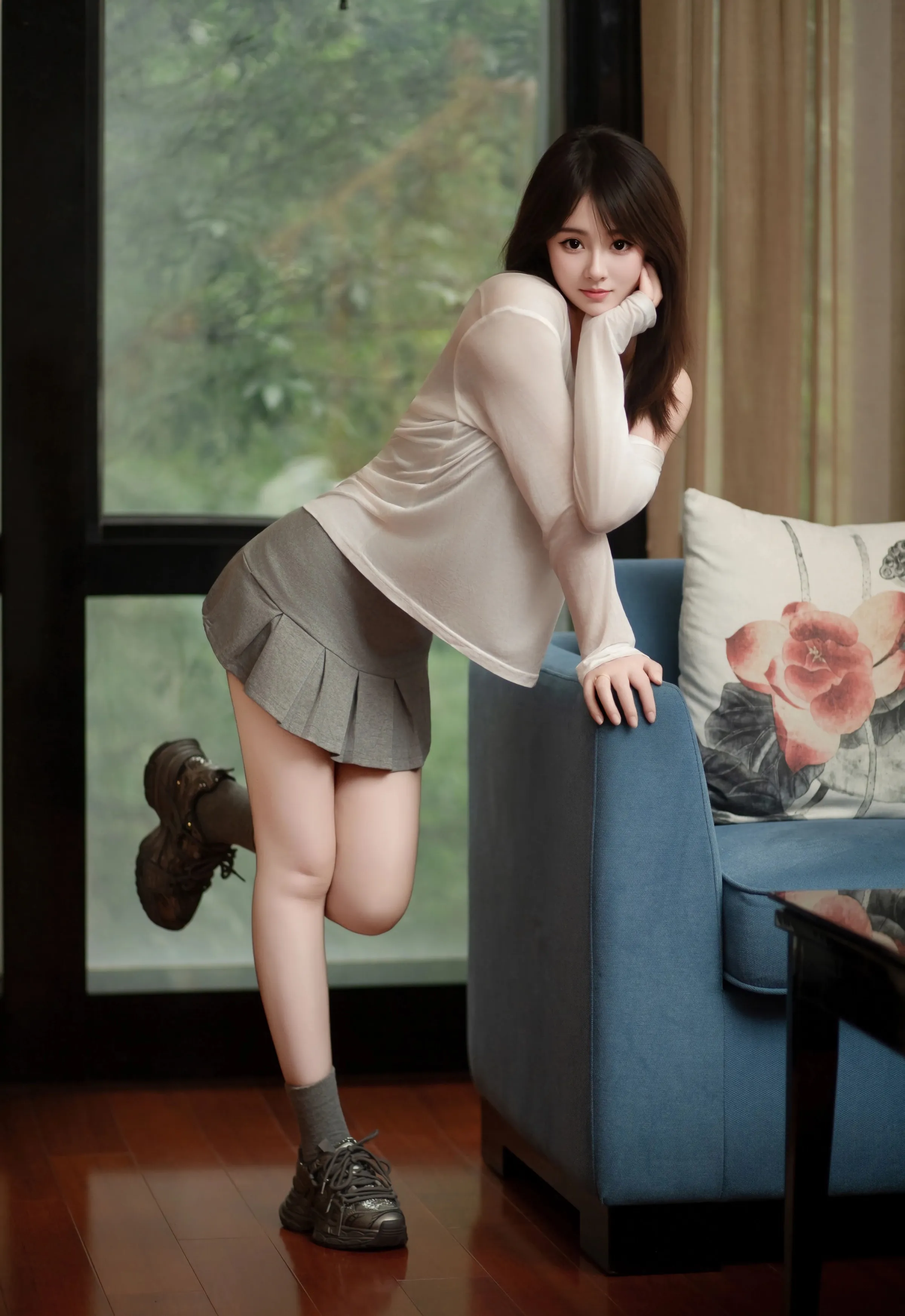 [XiuRen秀人网] 2025.10.10 No.10845 炎恬kitty 浅色短裙 性感写真 [68+1P]