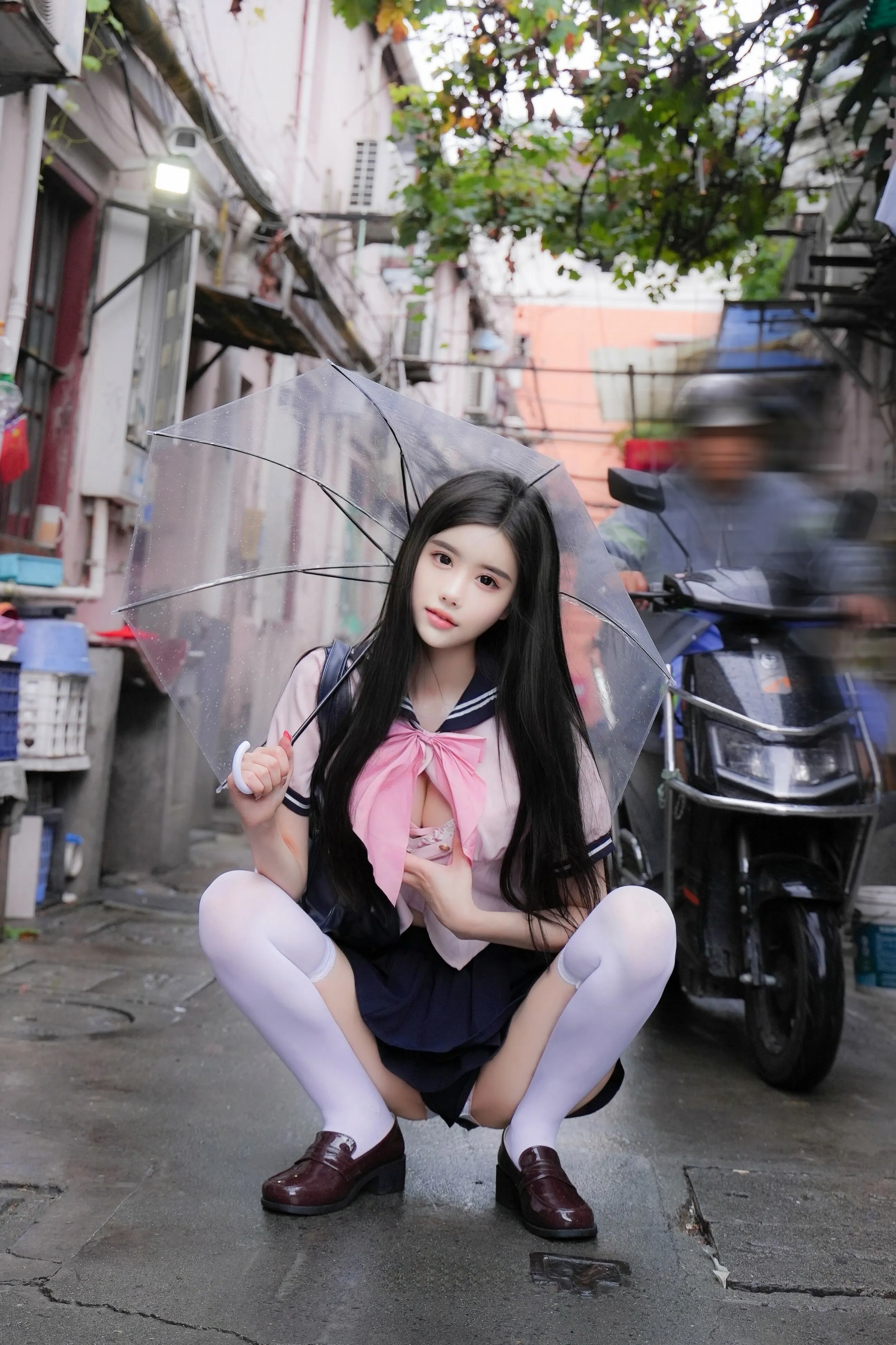 [秀人内购] 晚苏susu 诱人私拍福利 水手服