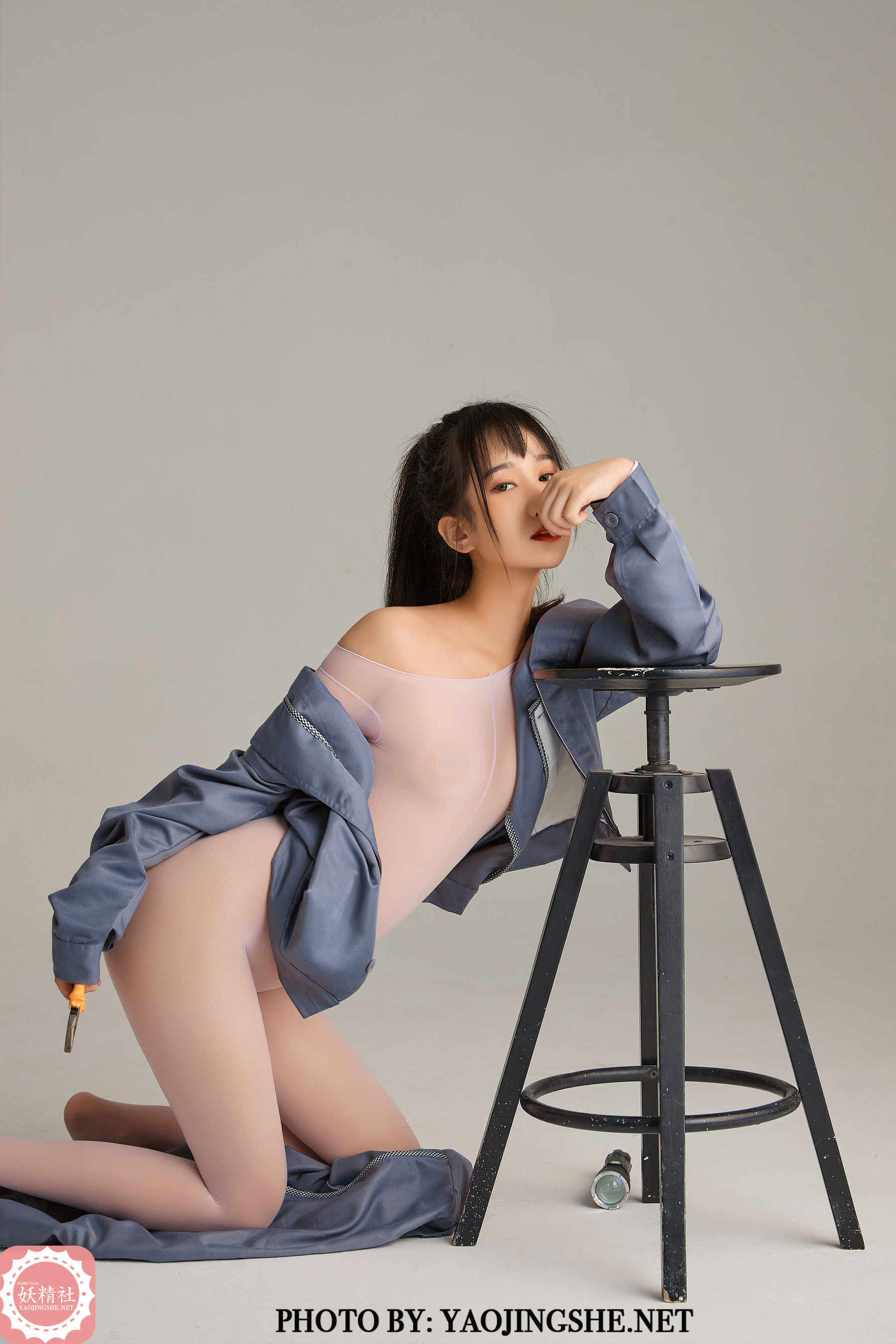 [妖精社] B2108 喵喵《连身维修工》[55P]