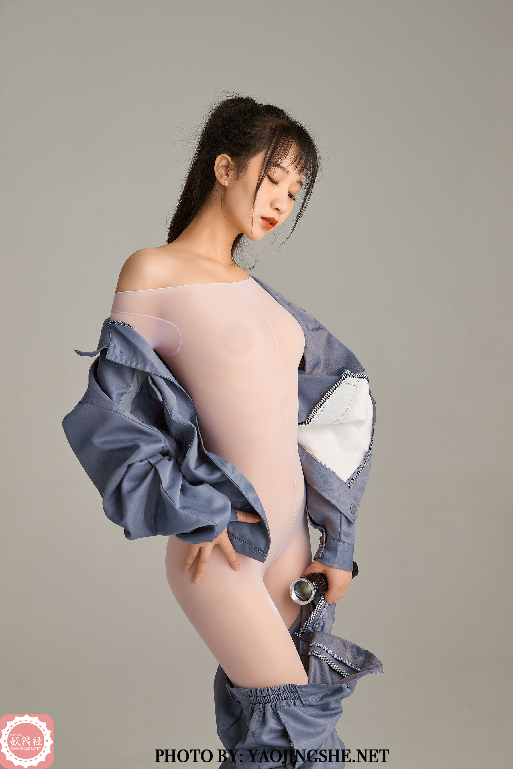 [妖精社] B2108 喵喵《连身维修工》[55P]