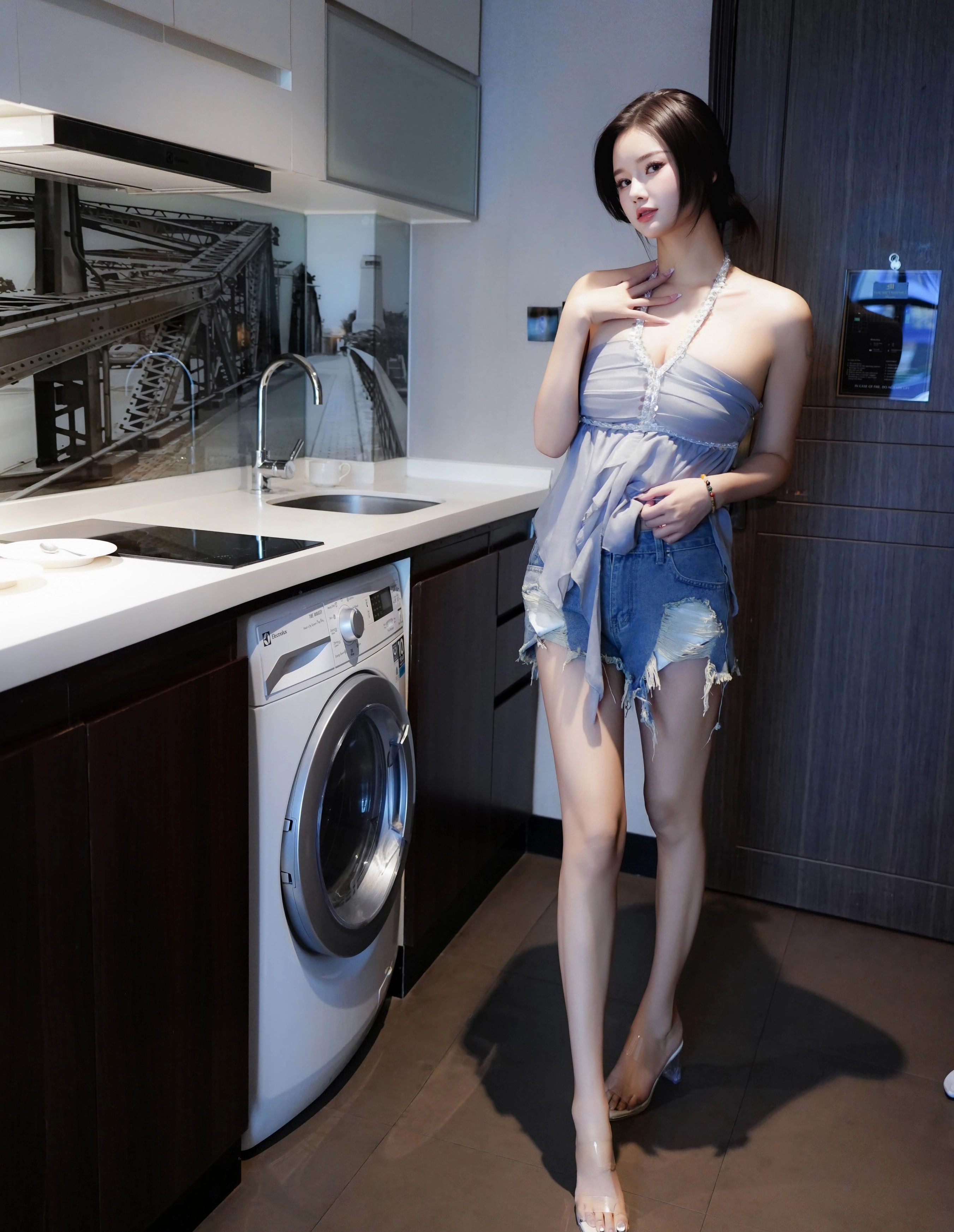 [XiuRen秀人网] 2025.10.21 No.10893 特蕾莎 感灰色抹胸 性感写真 [57+1P]