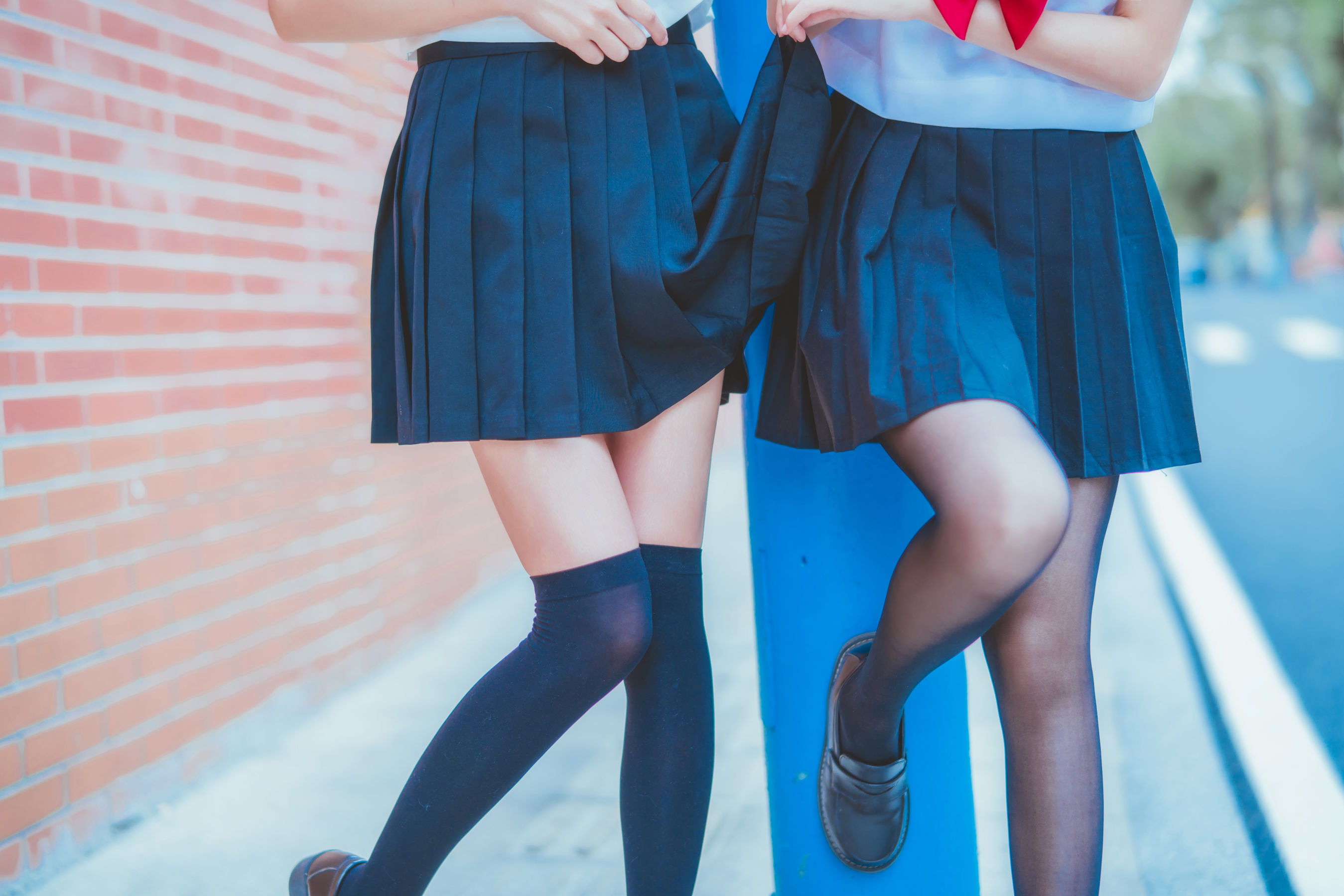 [COSPLAY] 桜桃喵 疯猫ss – JK百合2