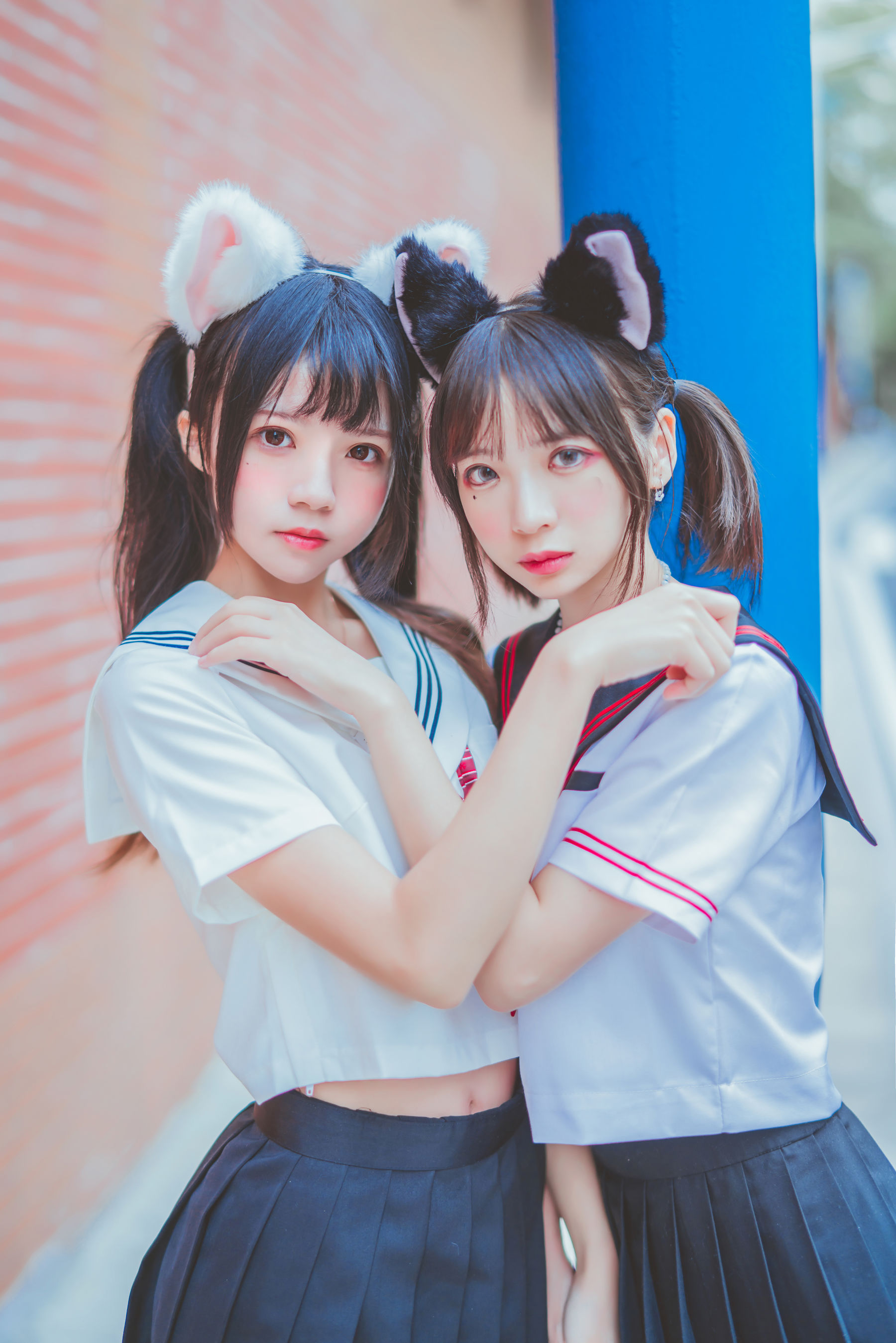 [COSPLAY] 桜桃喵 疯猫ss – JK百合2