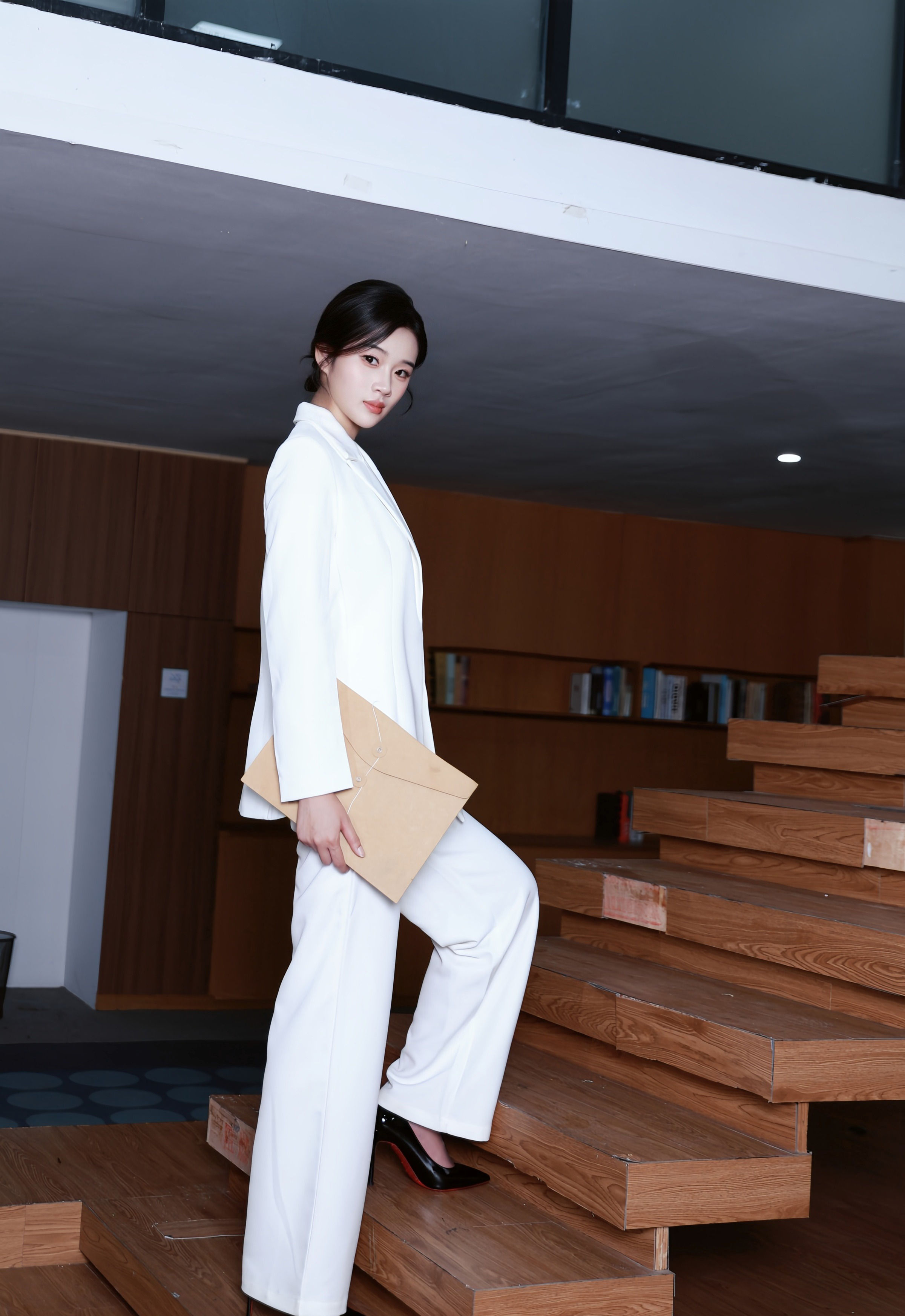 [XiuRen秀人网] 2025.10.24 No.10908 南乔 白色西装 魅惑黑丝 性感写真 [72+1P]