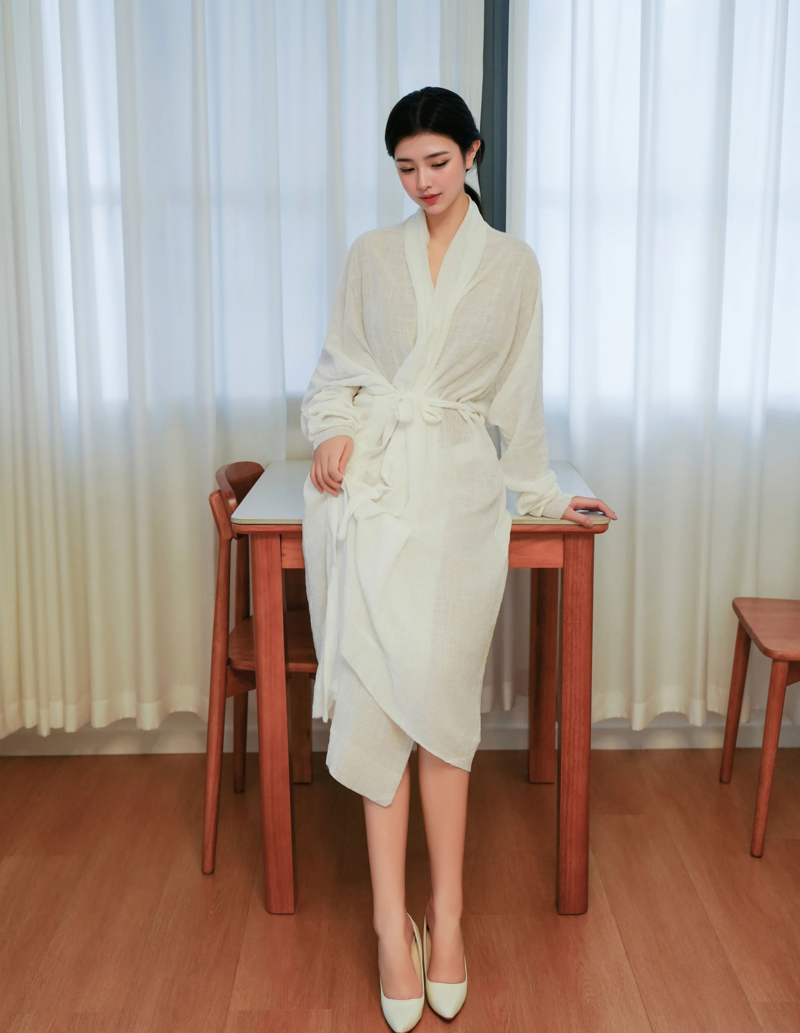 [XiuRen秀人网] 2025.10.29 No.10920 林悦溪儿 白色浴袍 性感写真 [53+1P]