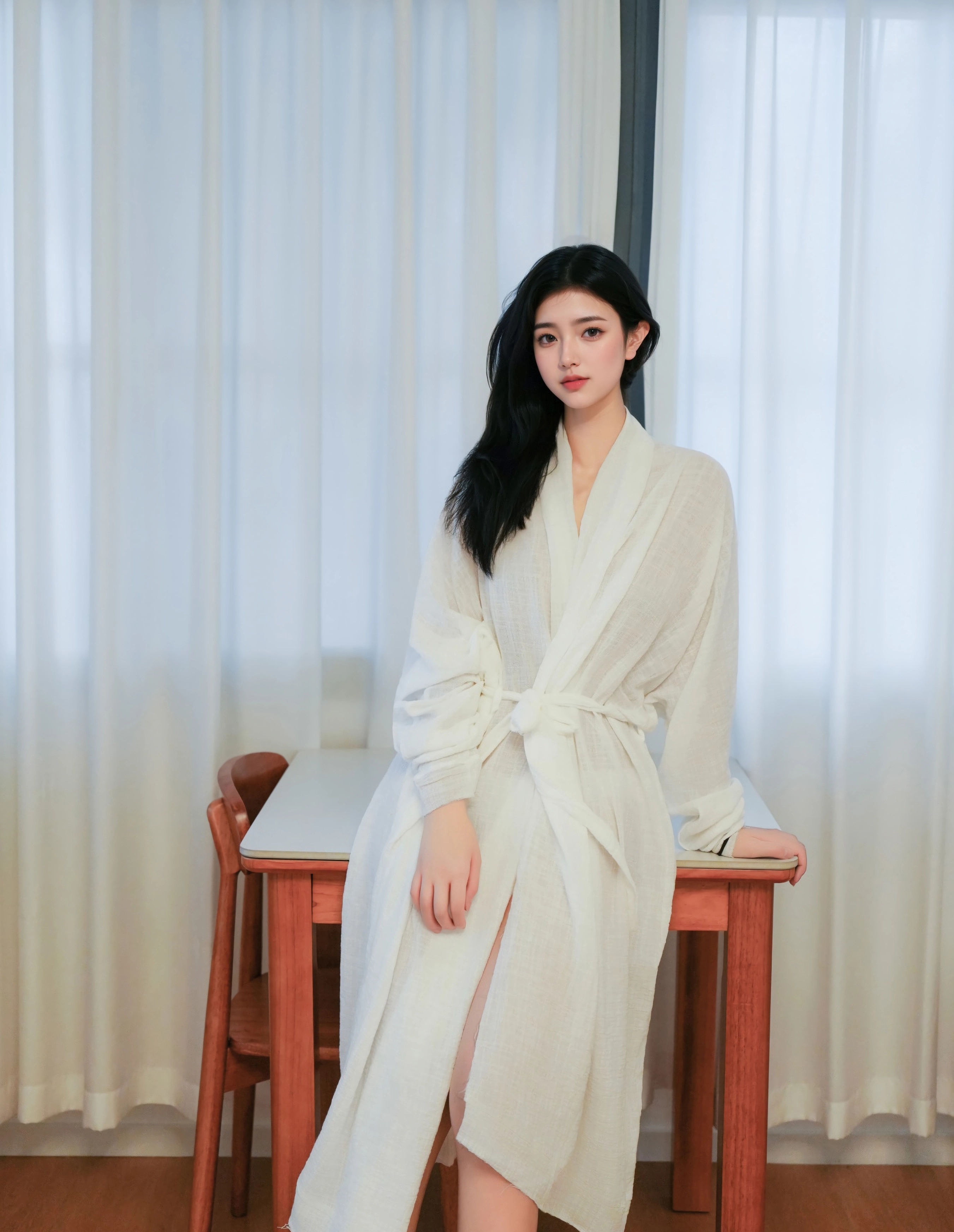 [XiuRen秀人网] 2025.10.29 No.10920 林悦溪儿 白色浴袍 性感写真 [53+1P]