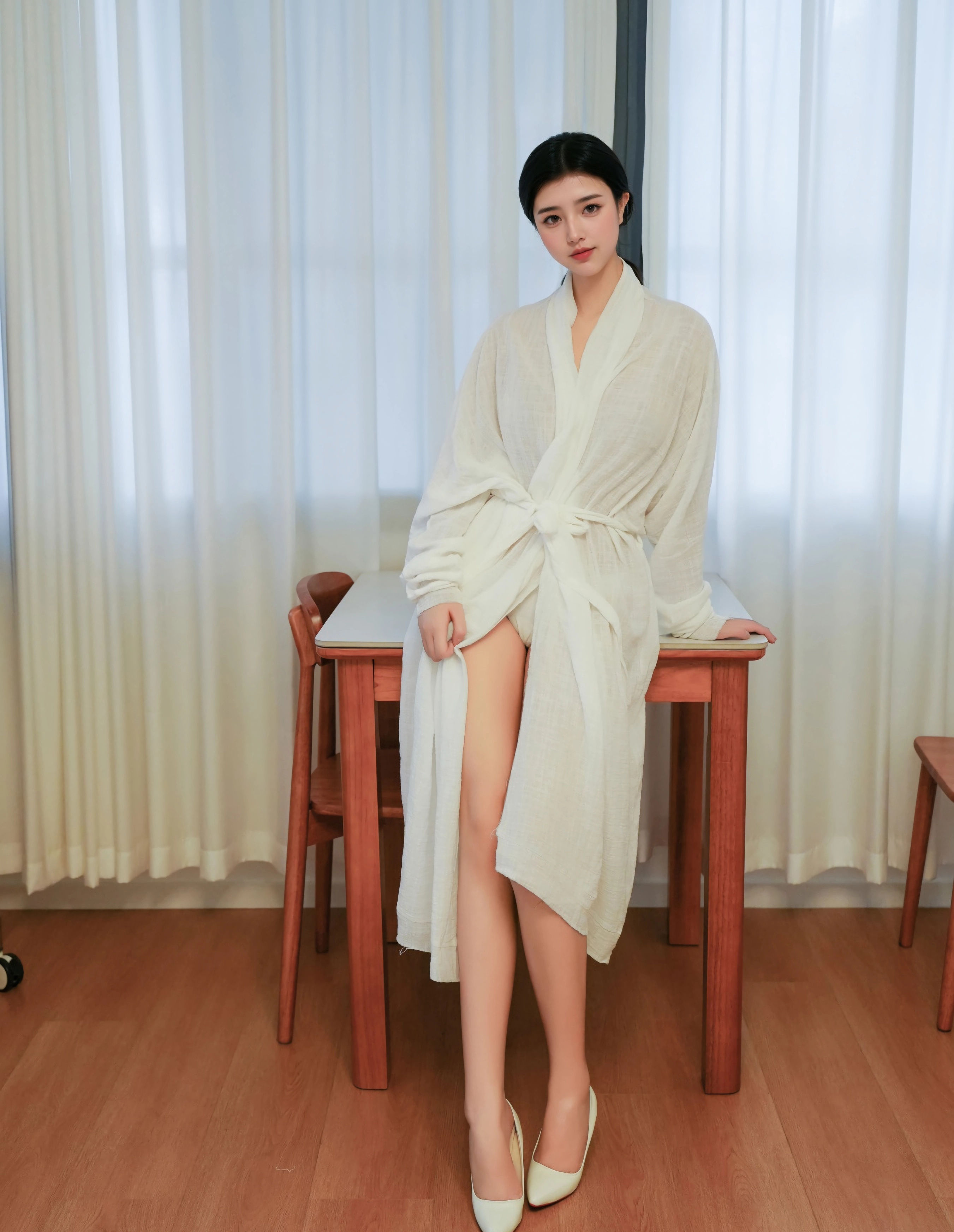 [XiuRen秀人网] 2025.10.29 No.10920 林悦溪儿 白色浴袍 性感写真 [53+1P]