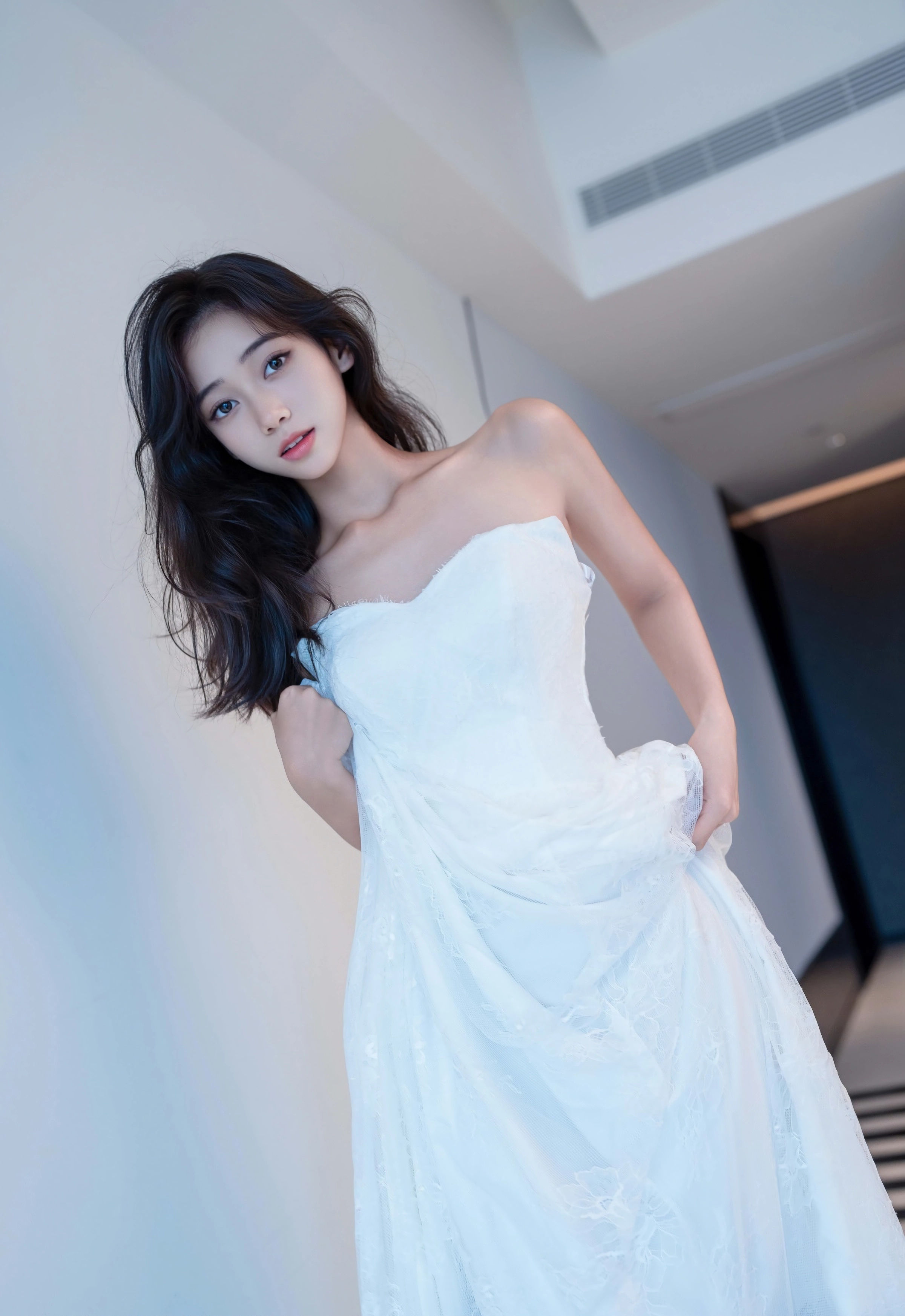 [XINGYAN星颜社] 2025.10.31 VOL.419 时安安 白色连衣裙 诱人白色丝袜 性感写真 [75+1P]