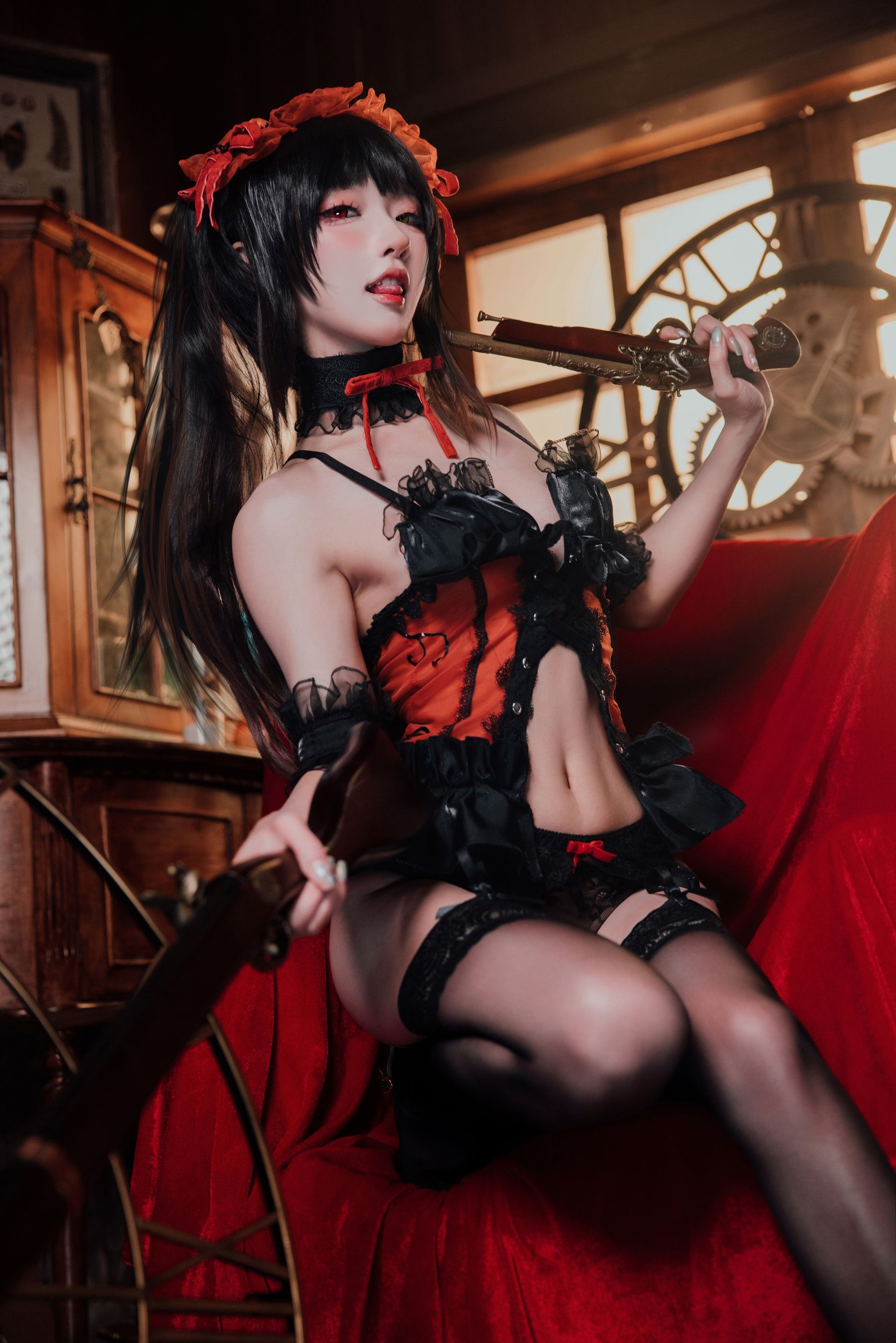 [COSPLAY]阿包也是兔娘 – 时崎狂三