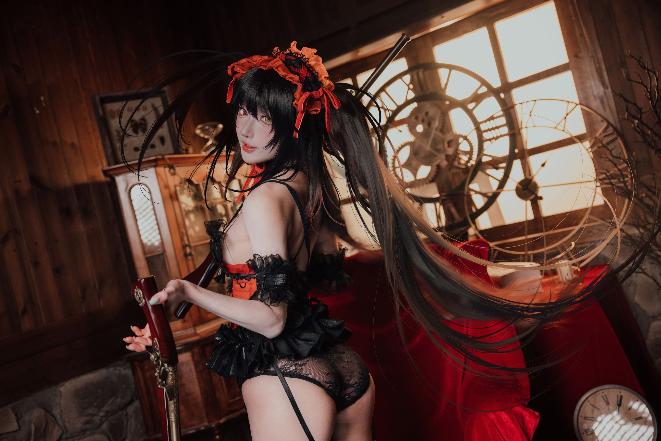 [COSPLAY]阿包也是兔娘 – 时崎狂三