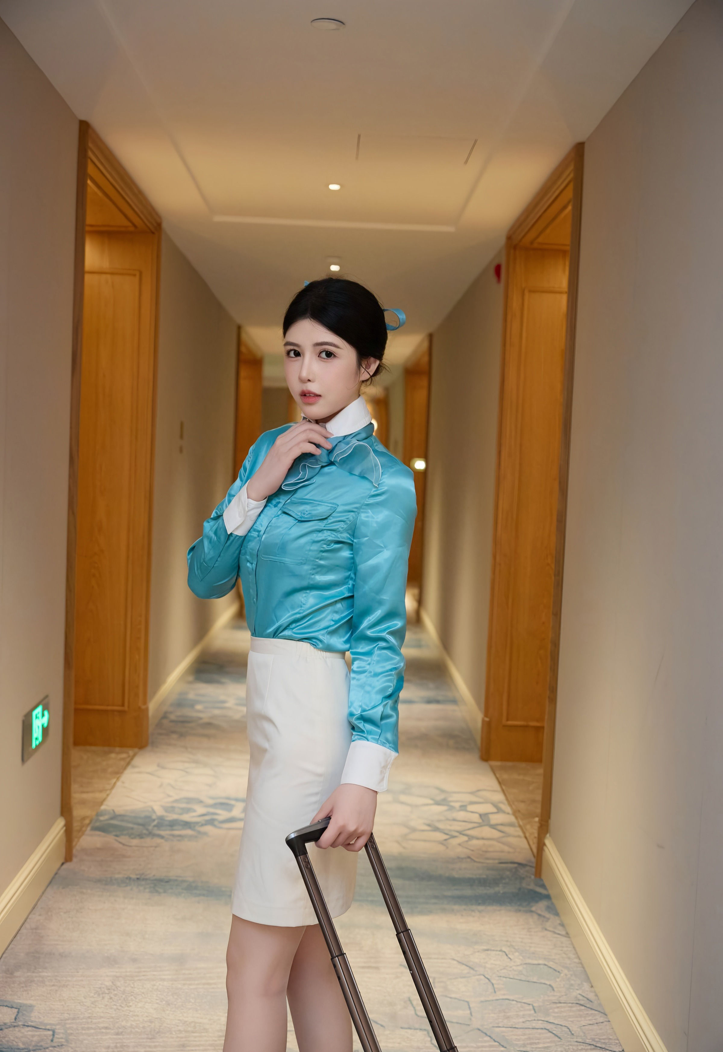 [XiuRen秀人网] 2025.11.18 No.10998 方蕾蕾 空姐制服诱惑 性感写真 [77+1P]