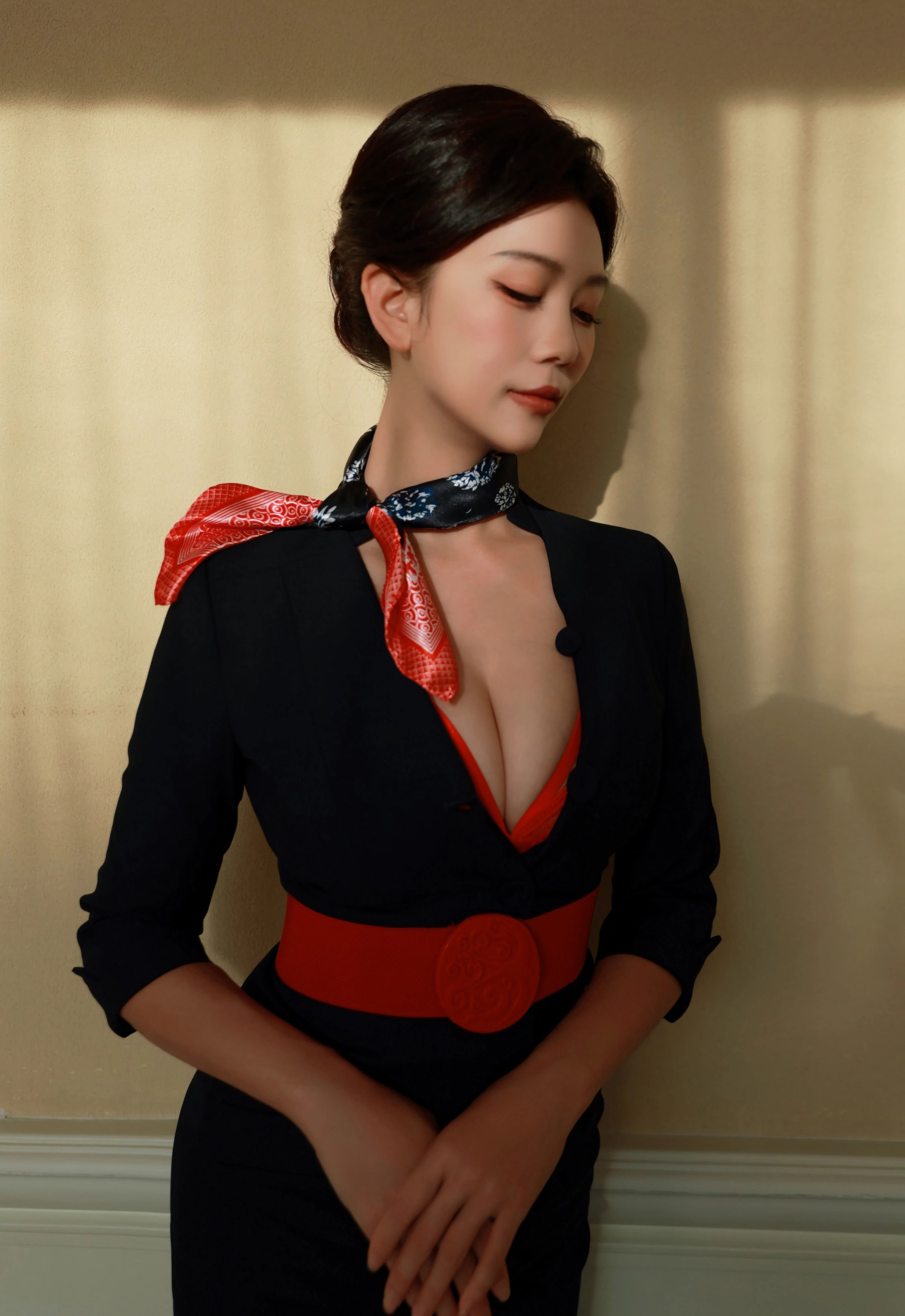 [XiuRen秀人网] 2025.11.20 No.11009 玫瑰我爱你 空姐制服 肉色丝袜 性感写真 [83+1P]