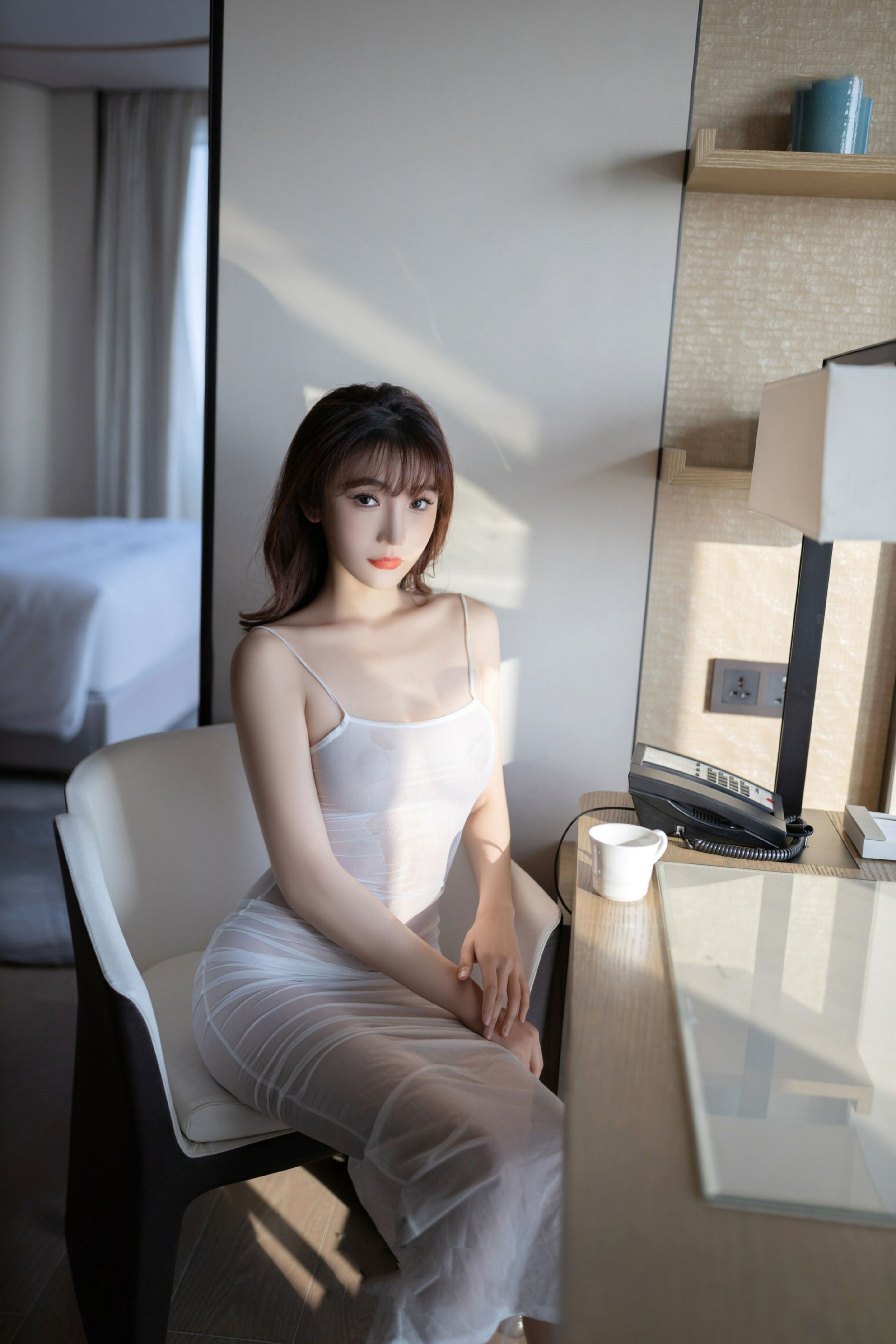 [秀人内购] 陆萱萱 诱人私拍福利 透明网纱