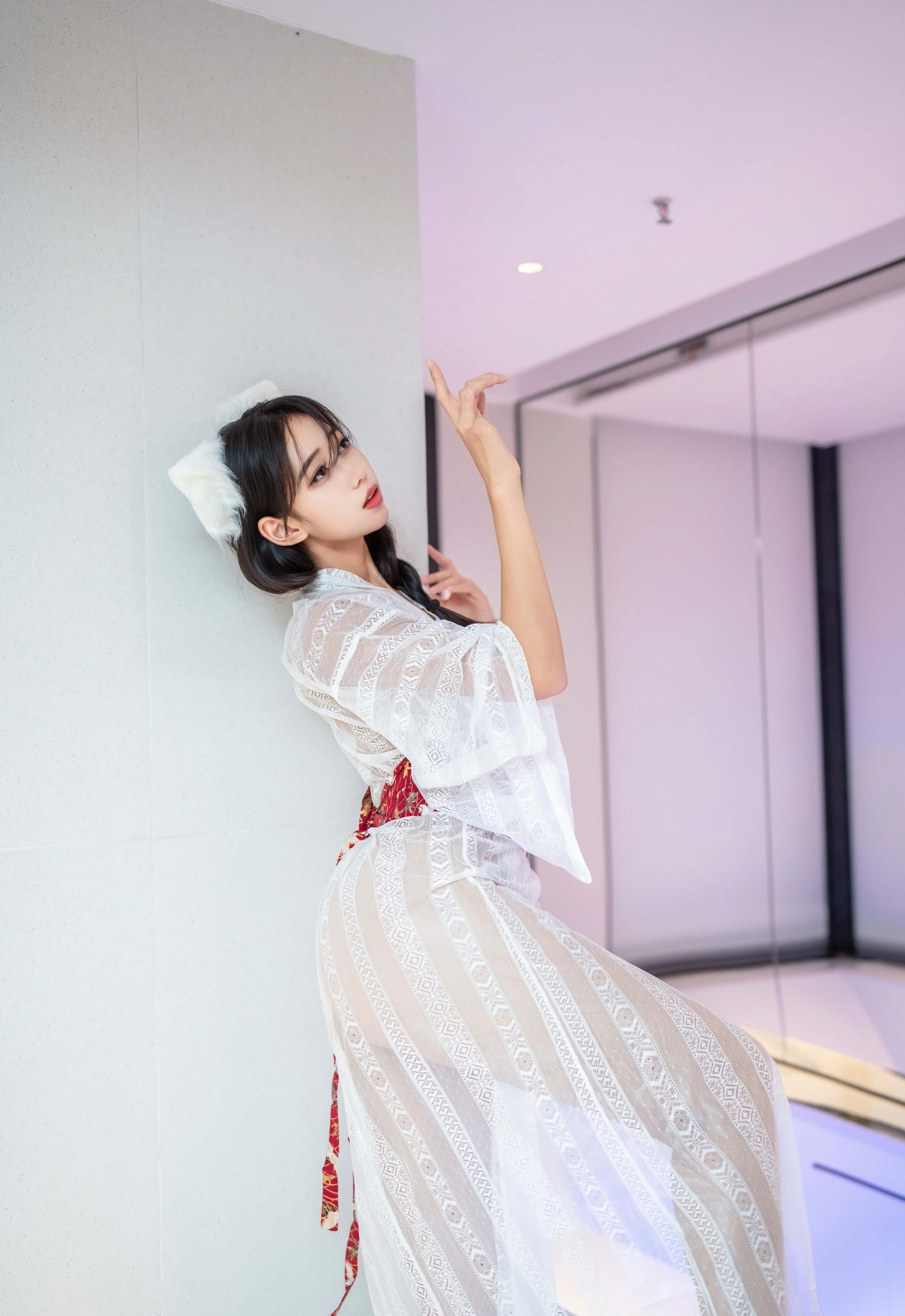 [XINGYAN星颜社] 2025.12.10 VOL.442 时安安 白色连衣裙 性感写真 [75+1P]