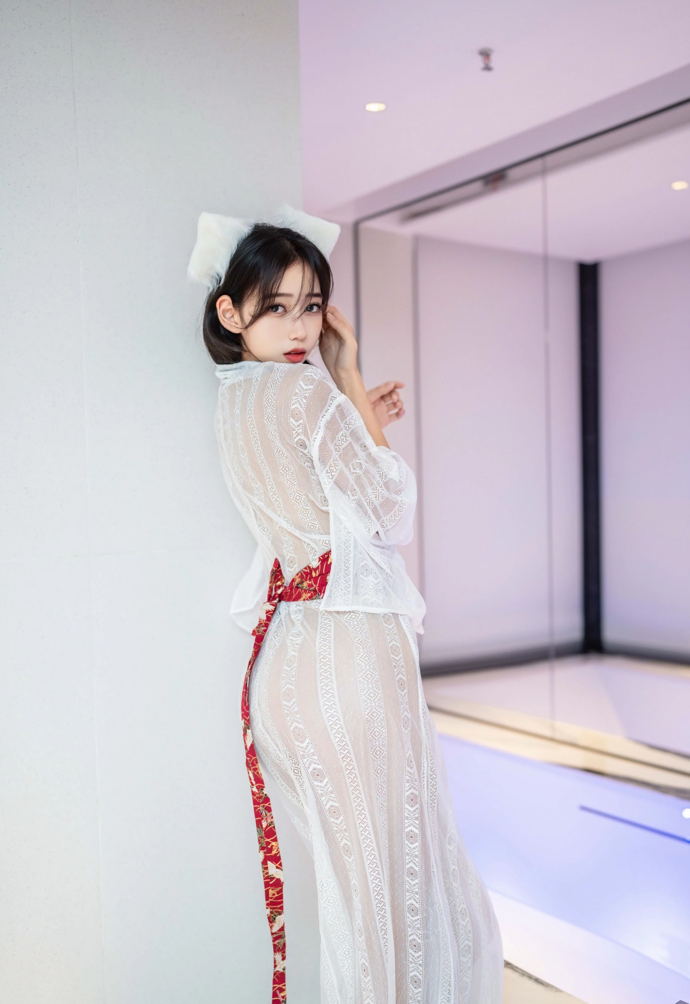 [XINGYAN星颜社] 2025.12.10 VOL.442 时安安 白色连衣裙 性感写真 [75+1P]