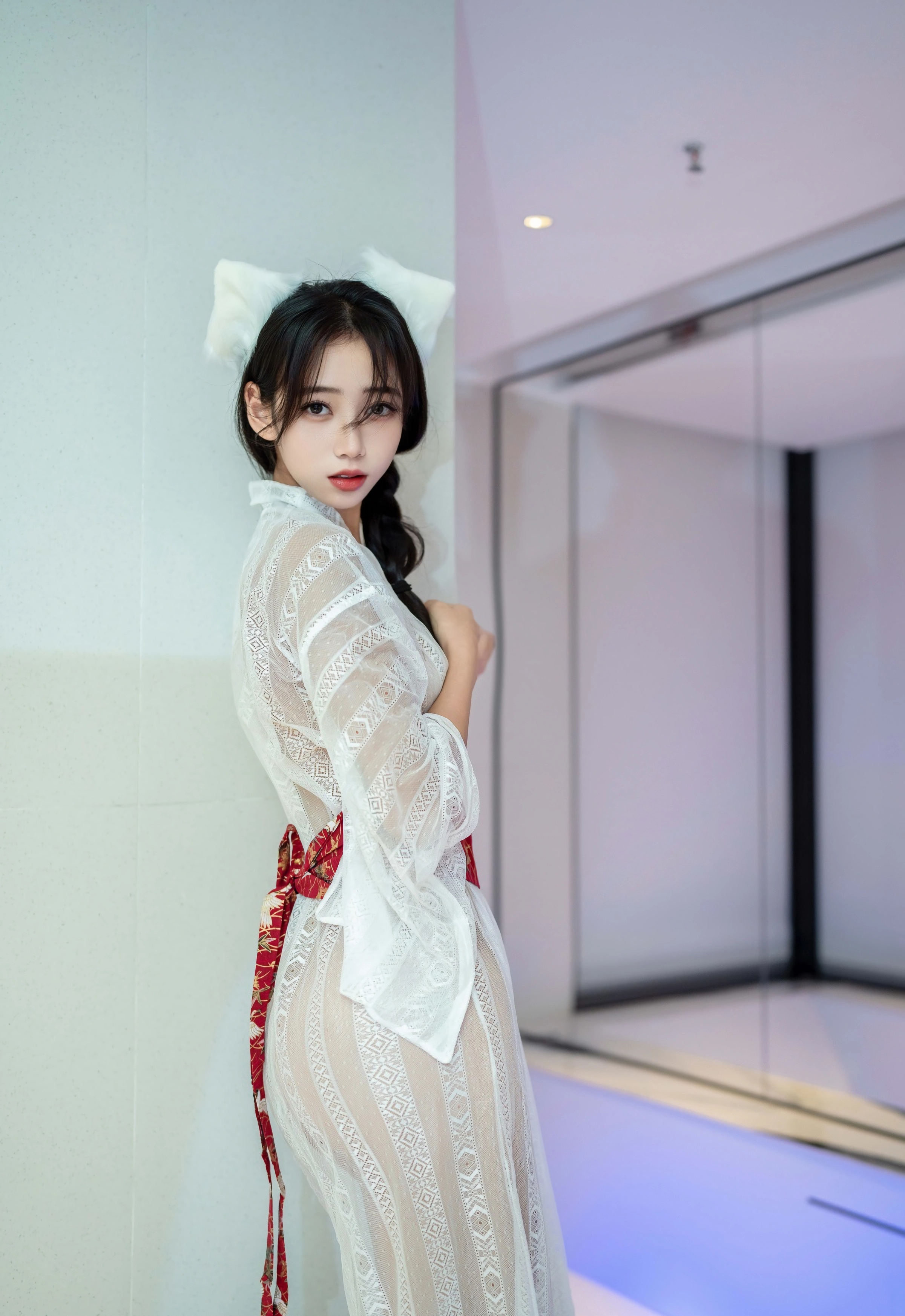 [XINGYAN星颜社] 2025.12.10 VOL.442 时安安 白色连衣裙 性感写真 [75+1P]