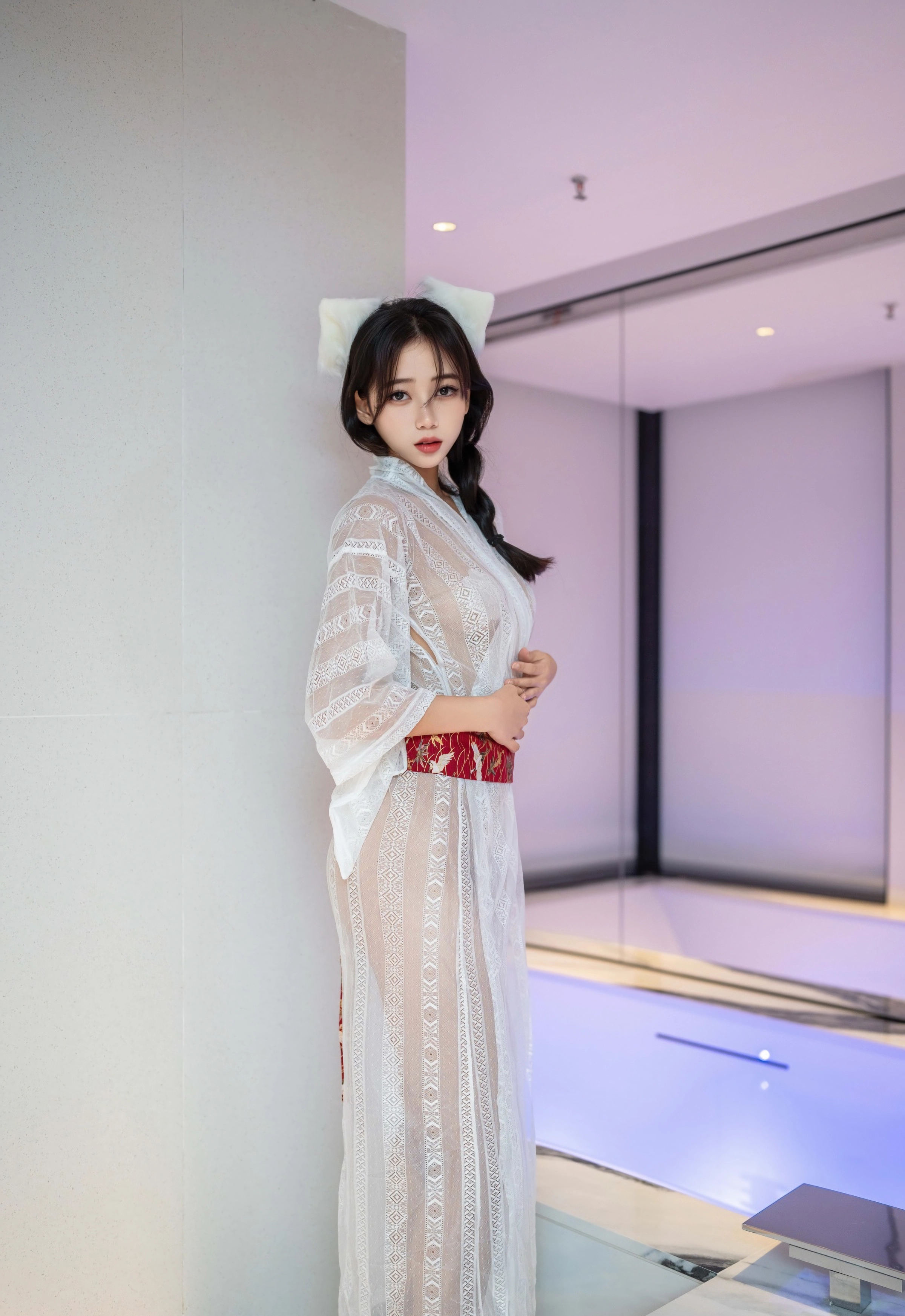 [XINGYAN星颜社] 2025.12.10 VOL.442 时安安 白色连衣裙 性感写真 [75+1P]