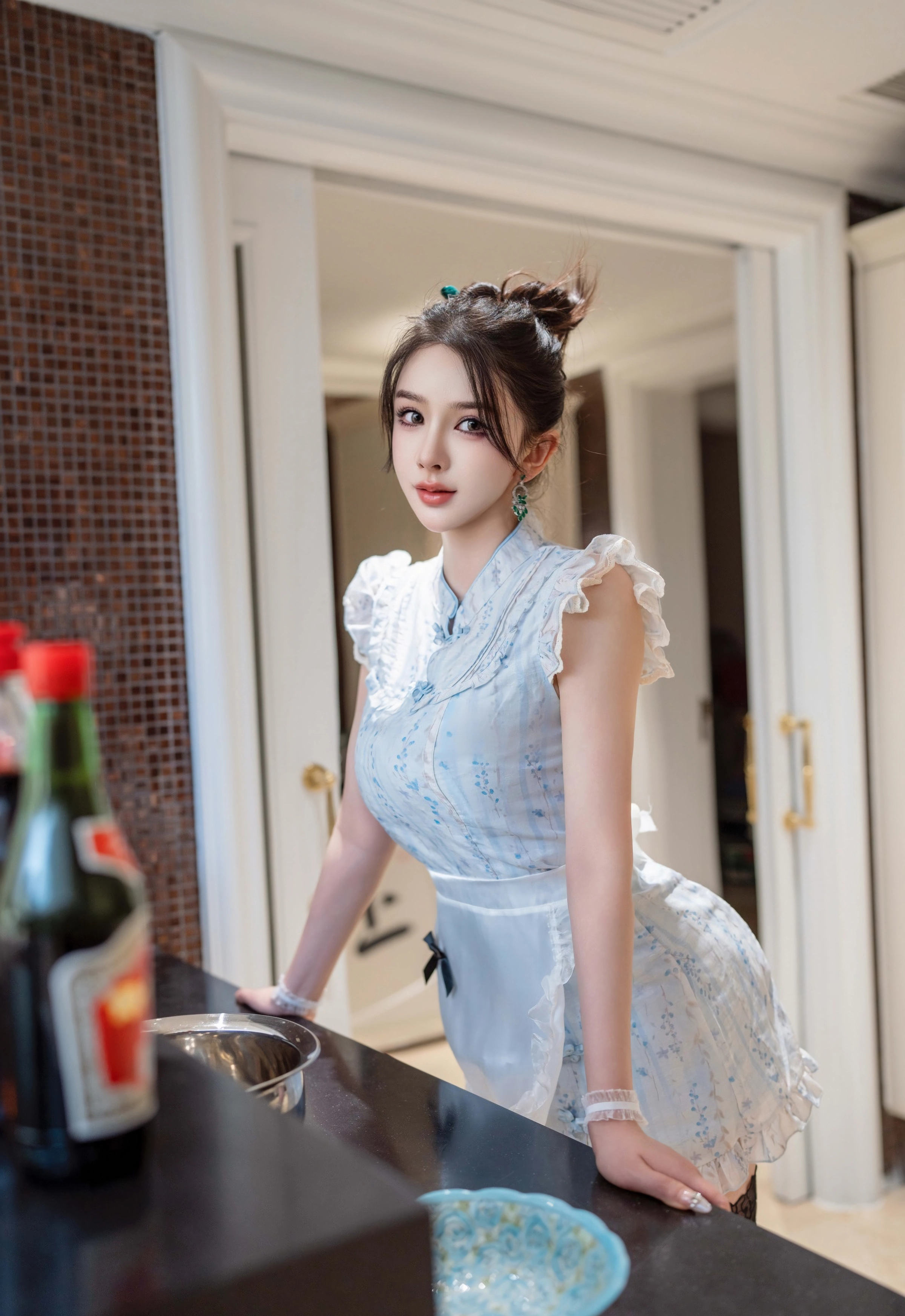 [XINGYAN星颜社] 2025.12.12 VOL.444 李丽莎 蓝色连衣短裙 性感写真 [72+1P]