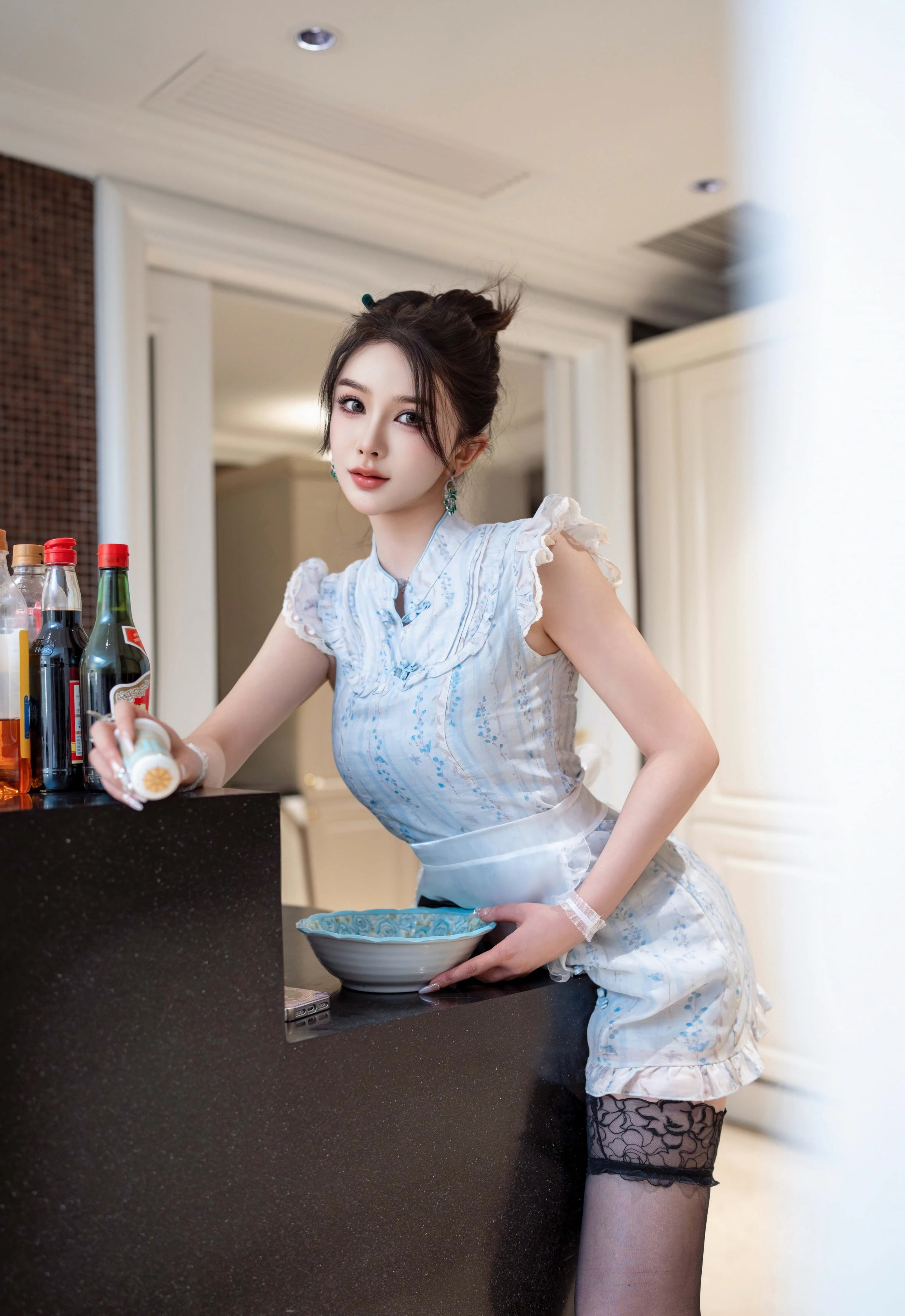 [XINGYAN星颜社] 2025.12.12 VOL.444 李丽莎 蓝色连衣短裙 性感写真 [72+1P]