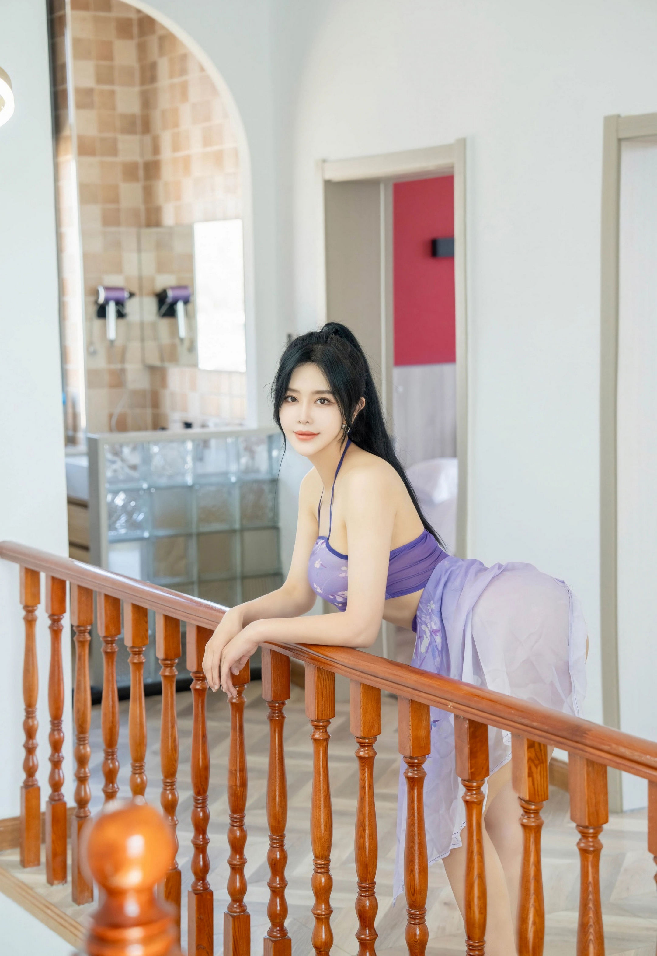 [XINGYAN星颜社] 2025.12.24 VOL.450 刘钰儿 紫色轻透服饰 性感写真 [60+1P]