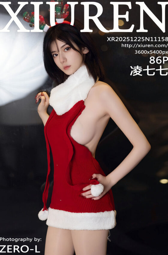 [XiuRen秀人网] 2025.12.25 No.11158 凌七七 红色毛衣 原色丝袜 性感写真 [86+1P]